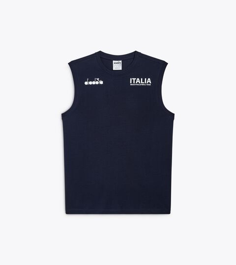 SLEEVELESS ALLENAMENTO UOMO BV24 ITALIA, CLASSIC NAVY Sleeveless shirt Men - Italy National Volleyball Team SLEEVELESS ALLENAMENTO UOMO BV24 ITALIA CLASSIC NAVY - Diadora