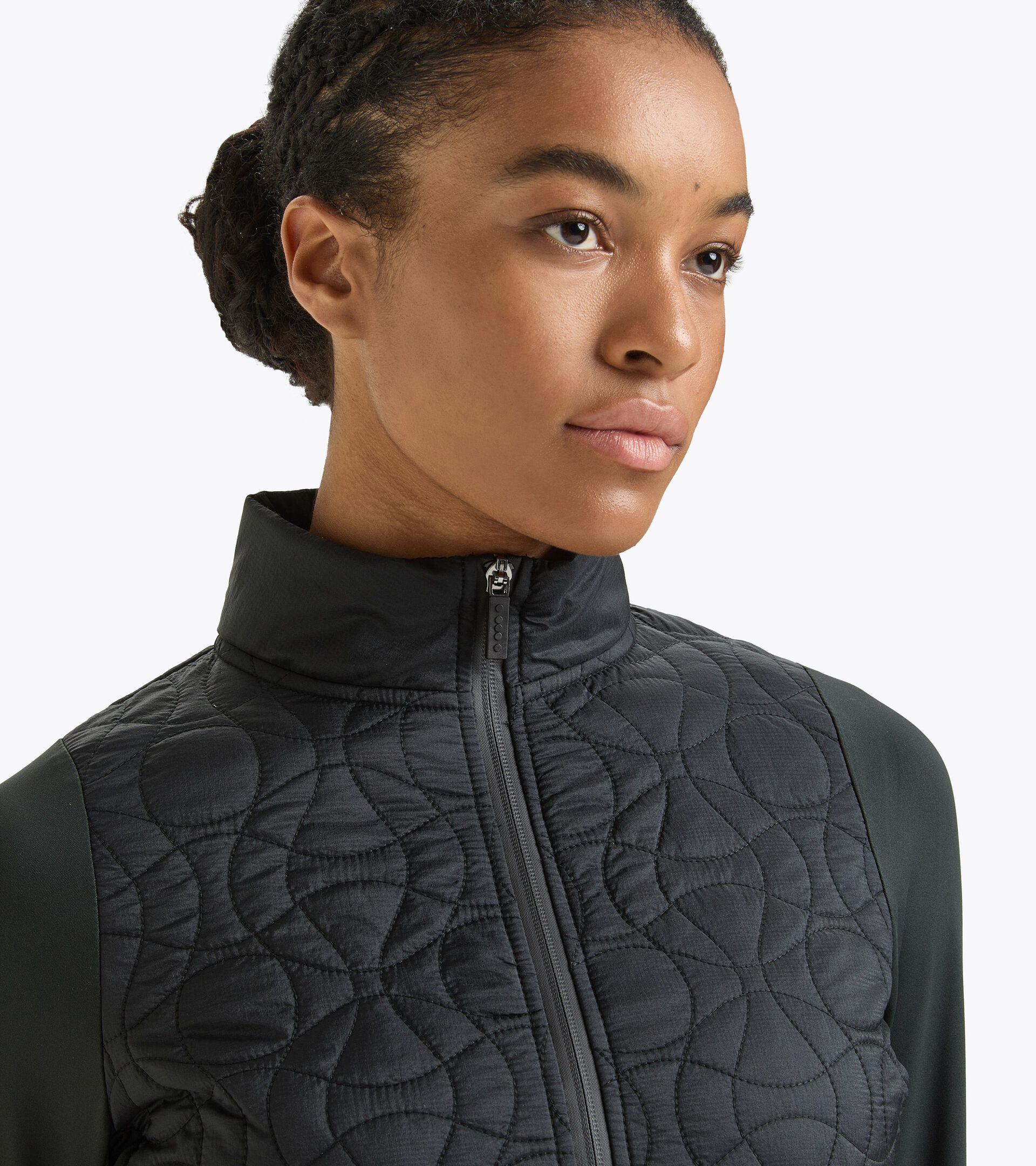 Chaqueta de running - Mujer L. RUN JACKET WINTER PROTECTION NEGRO - Diadora