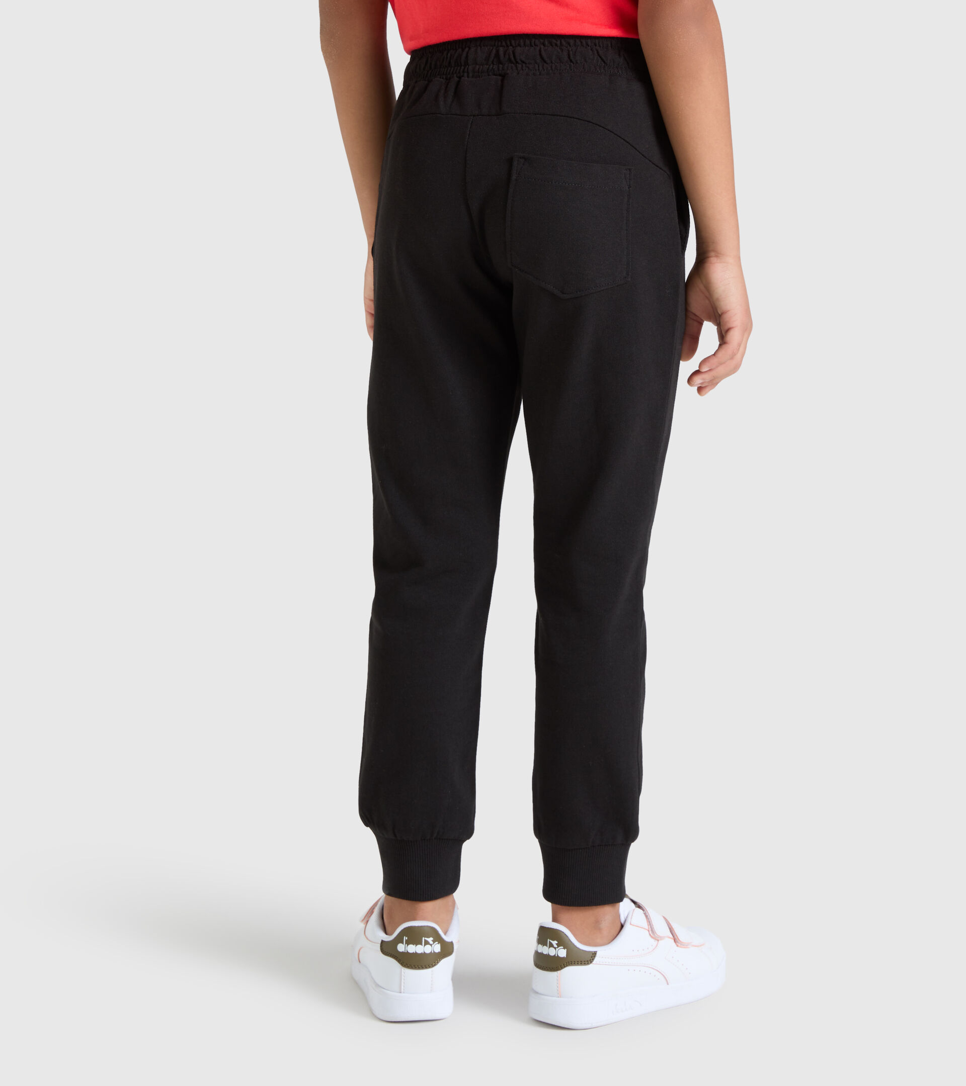 Cotton sports trousers - Unisex JU.CUFF PANTS RAINBOW BLACK - Diadora