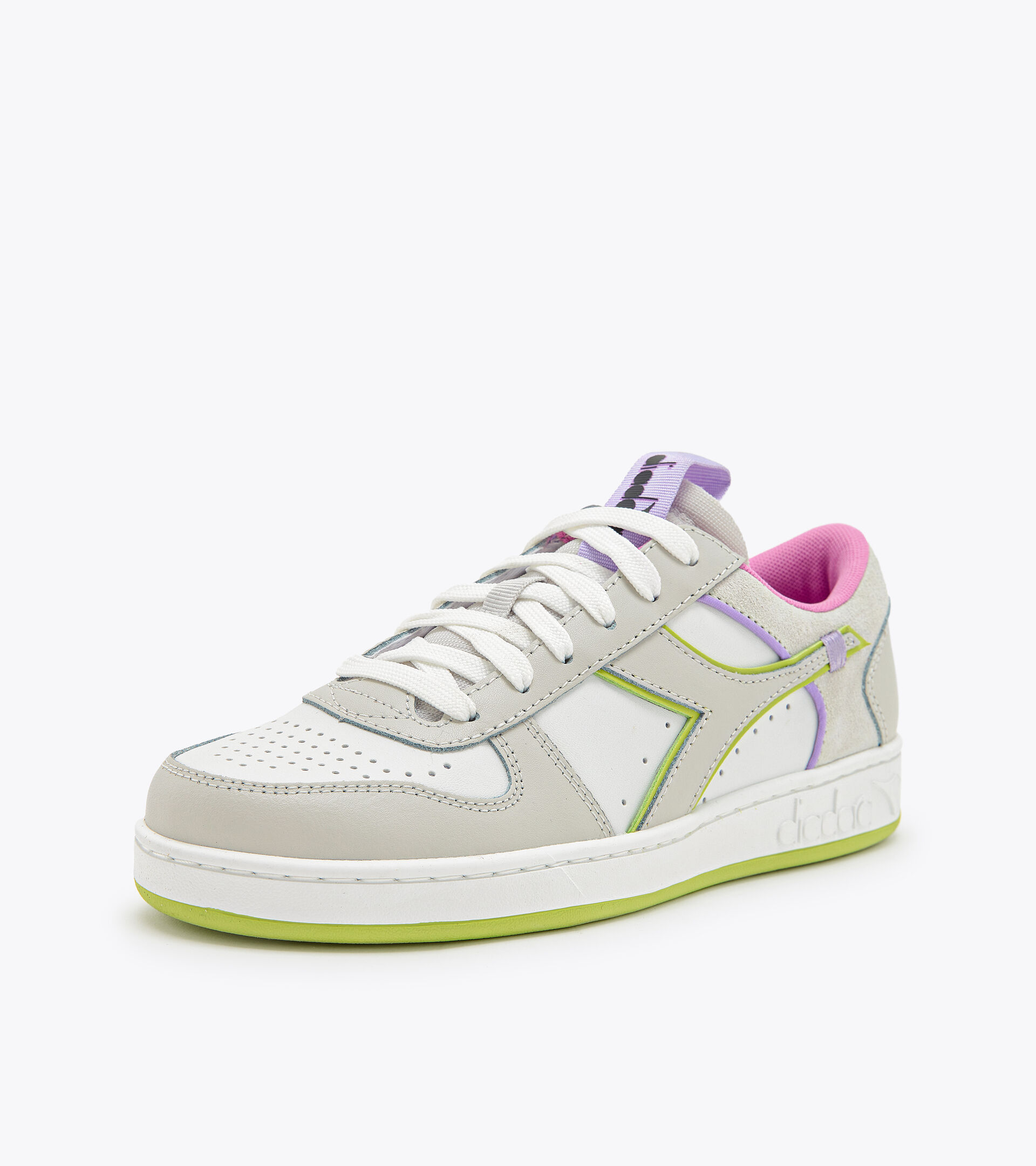 Sportschuh - Damen
 MAGIC BASKET LOW LABEL WN WEISS/DAIQUIRIGRUEN - Diadora