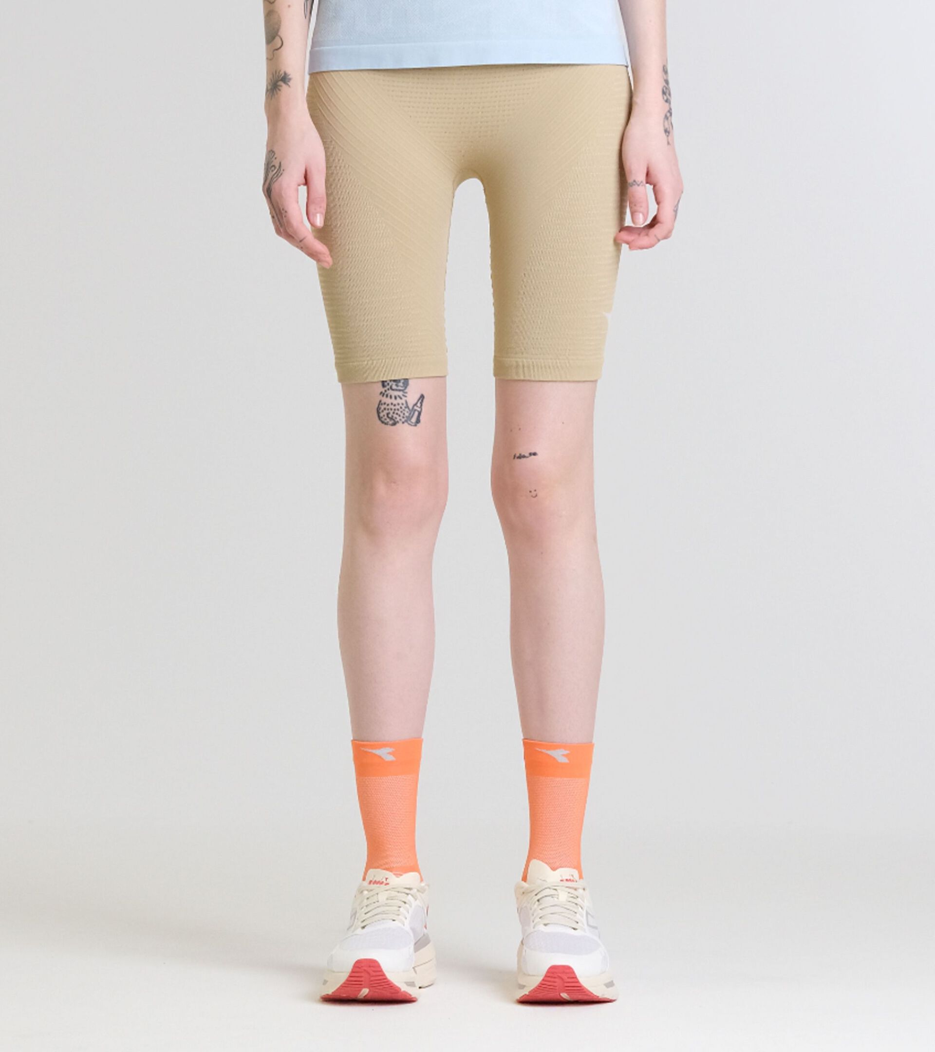 Technical shorts for temperature control - Running - Women’s L. STRATOUNO HALF-TIGHT HUMUS - Diadora