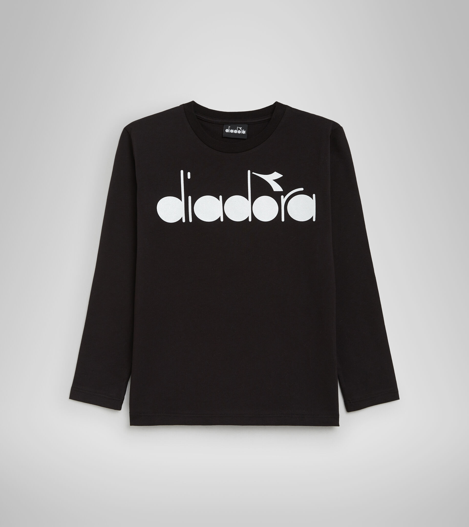 T-shirt a maniche lunghe - Bambina JG.T-SHIRT LS D NERO - Diadora