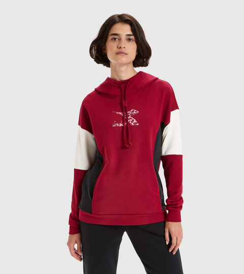 Hooded sweatshirt - Women L.HOODIE LUSH RHUBARB - Diadora