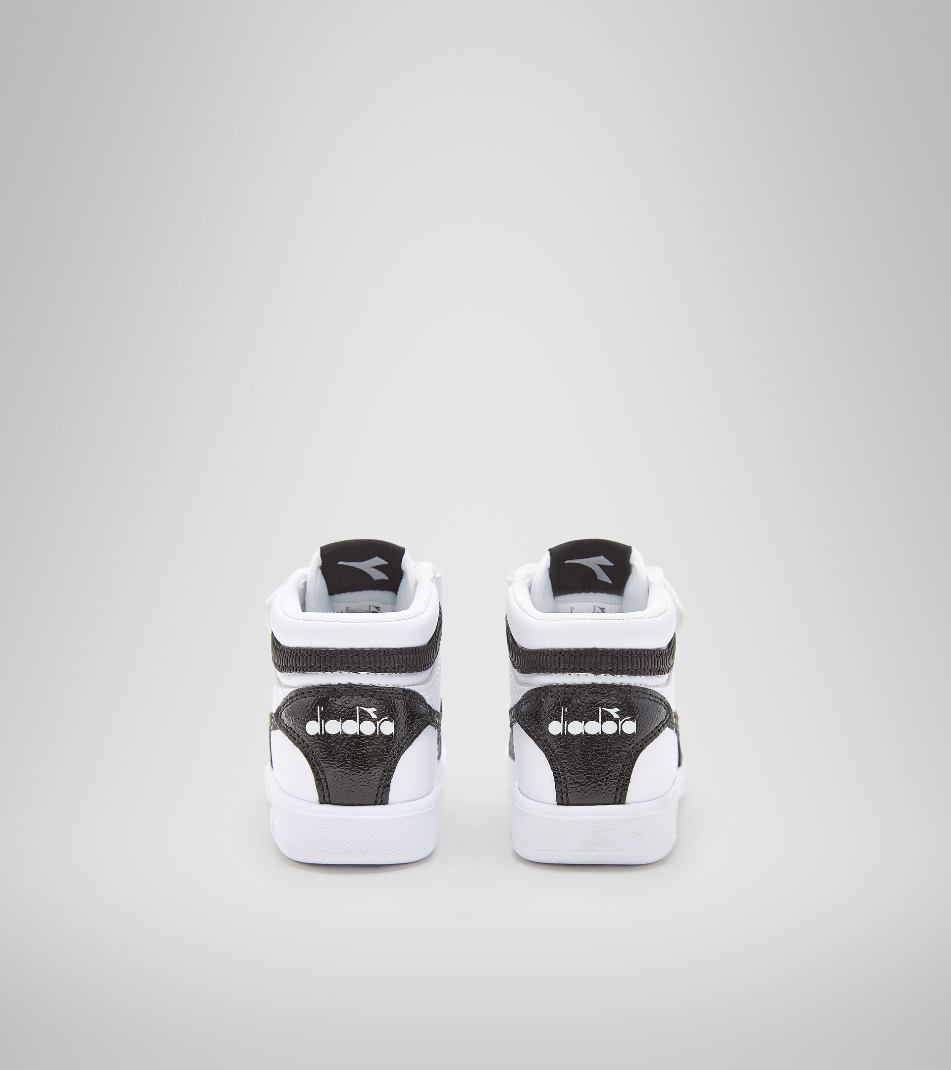 Sports shoes - Toddlers 1-4 years GAME P HIGH GIRL TD WHITE/WHITE/BLACK - Diadora