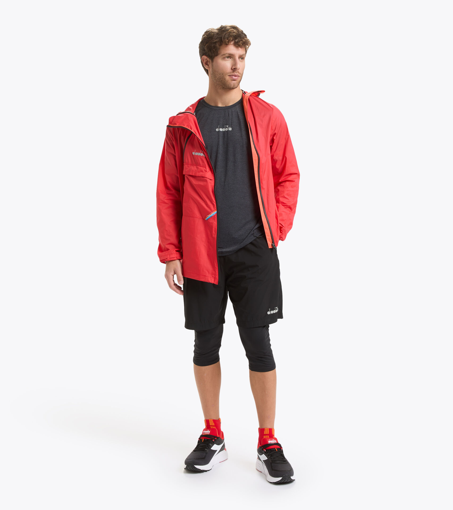 Windbreaker - Men JACKET BE ONE FER.RED ITALY - Diadora