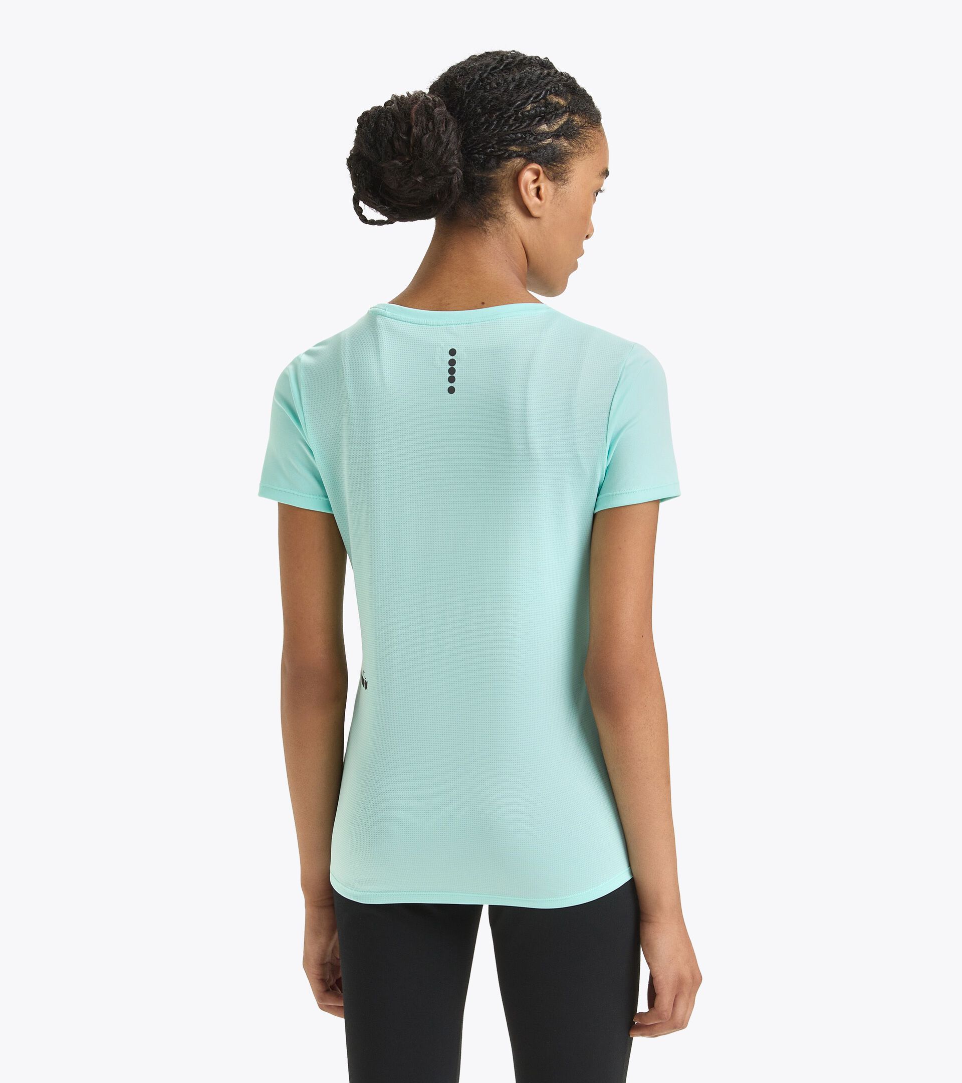 Sports t-shirt - Women L. SS T-SHIRT RUN ARUBA BLUE - Diadora