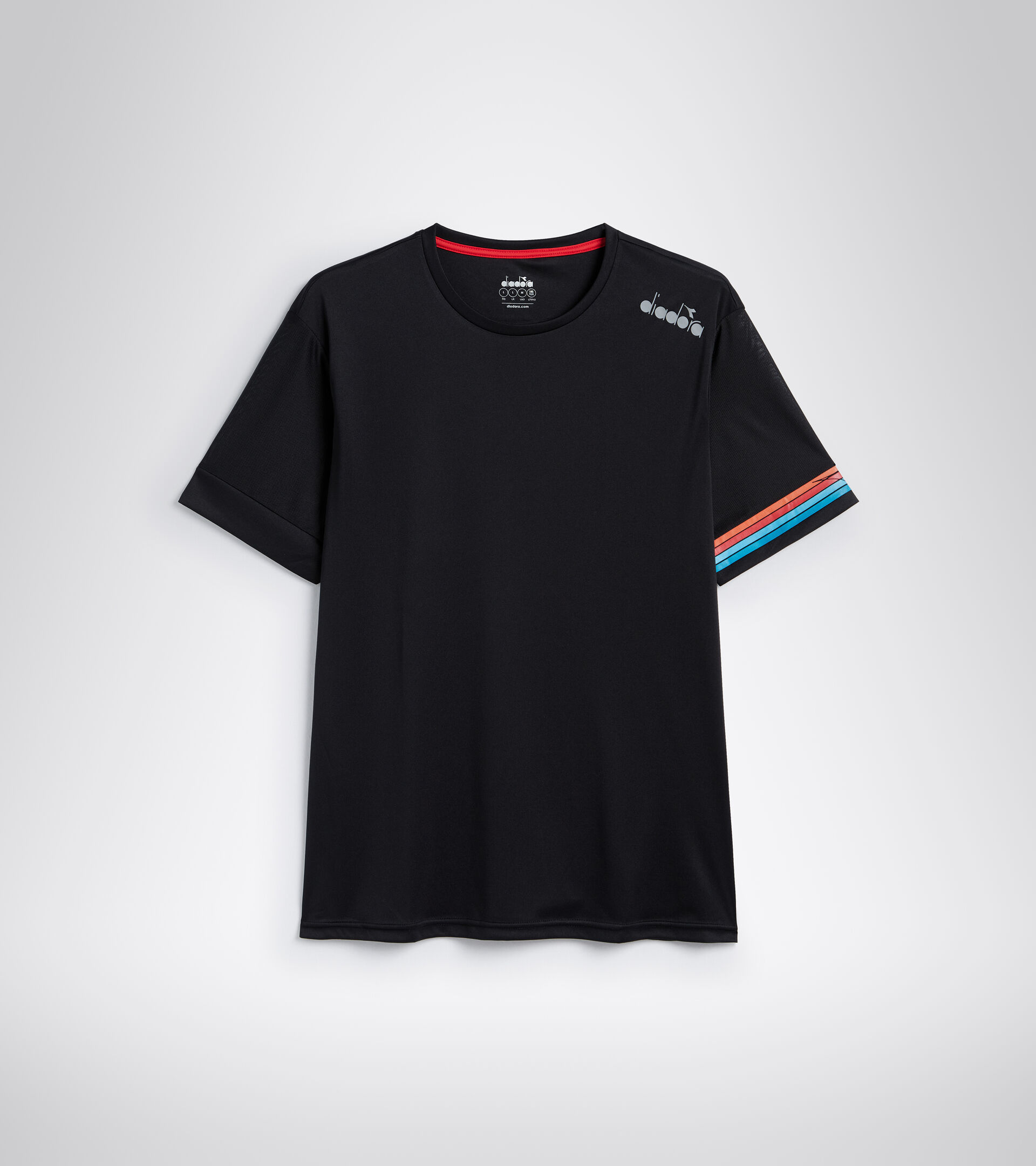 Lauf-T-Shirt mit kurzem Arm - Herren SS CORE TEE SCHWARZ - Diadora
