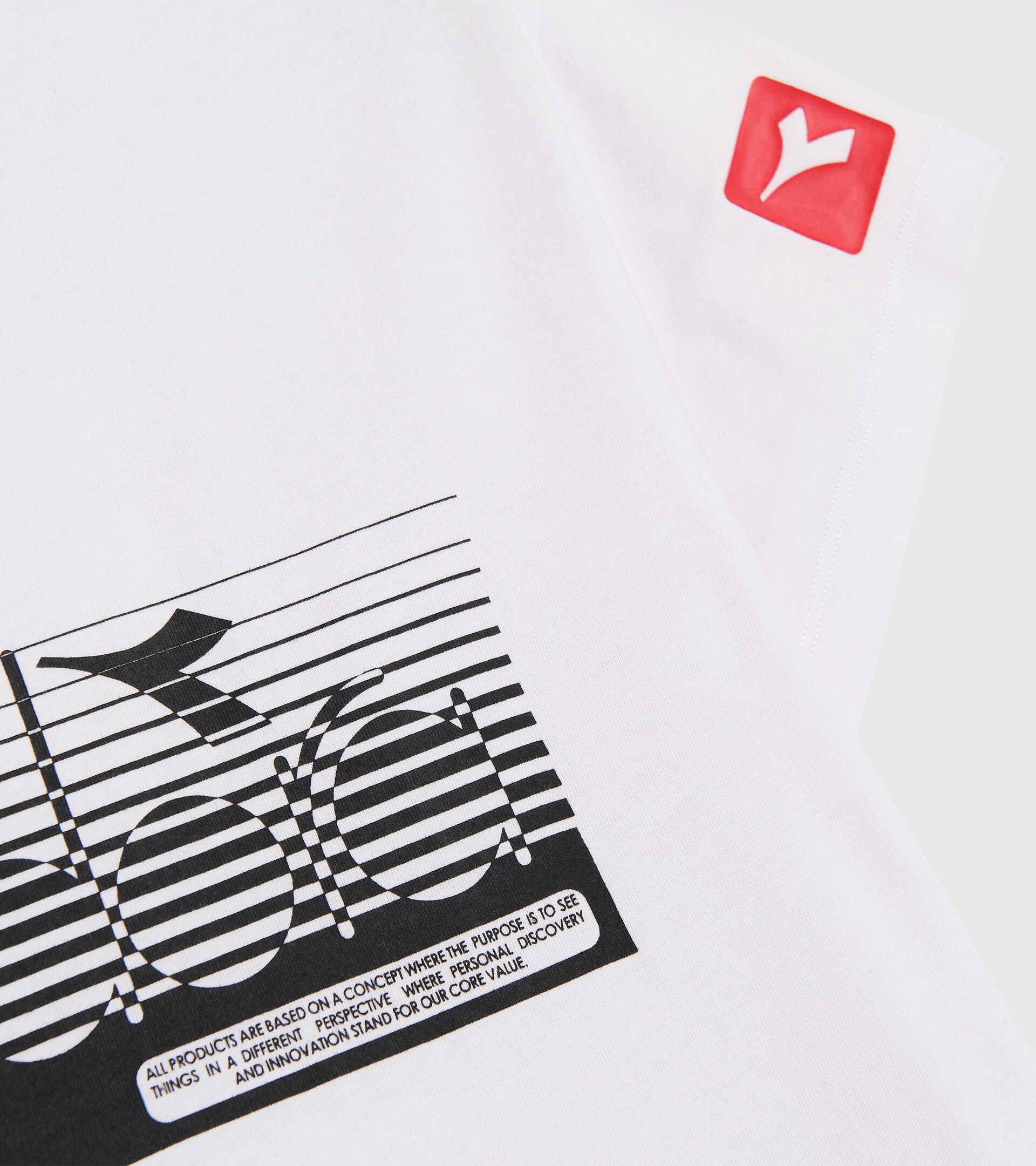 Sports T-shirt - Women L. T-SHIRT SS URBANITY OPTICAL WHITE/BLACK - Diadora