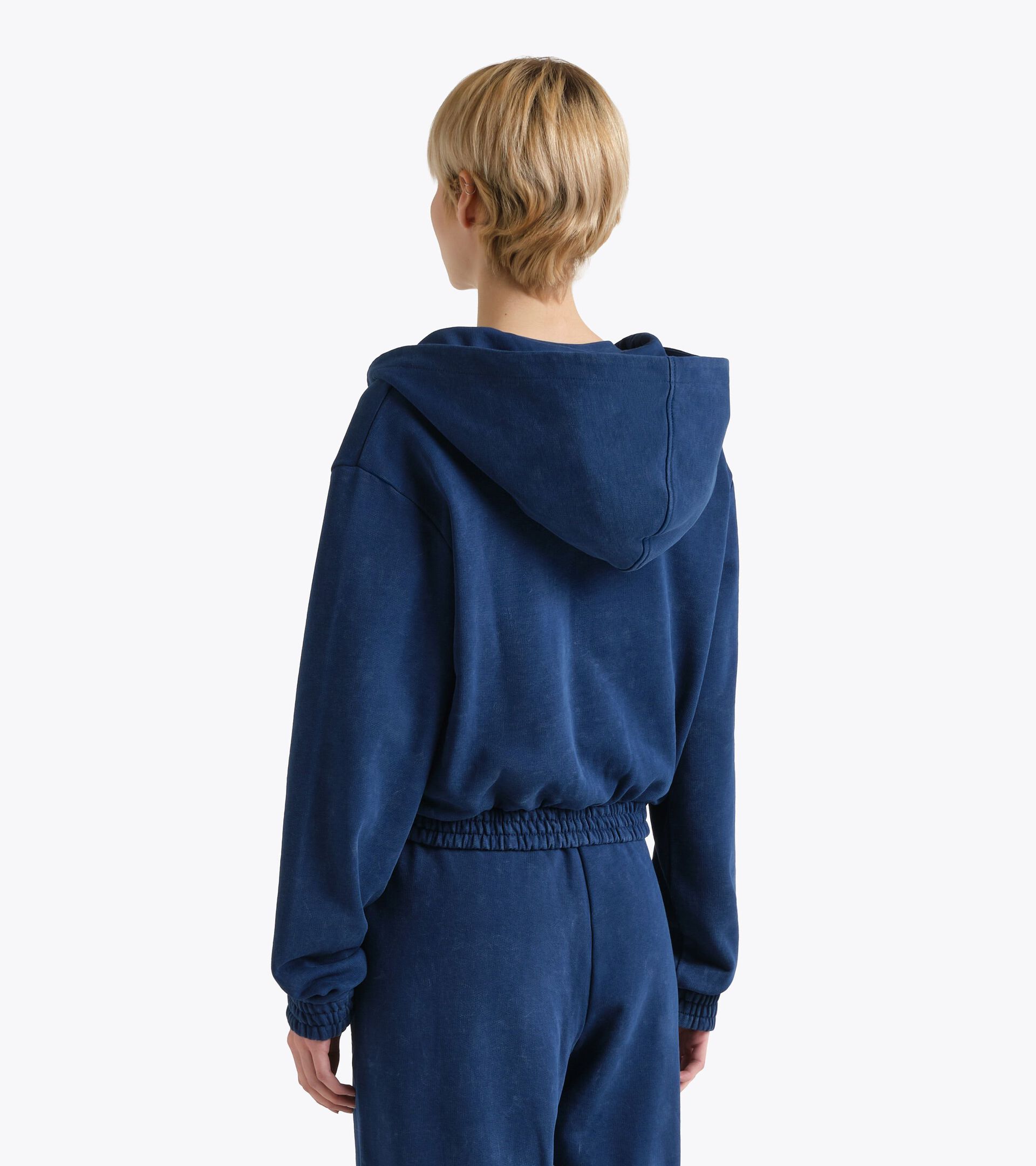 Sudadera de algod&oacute;n grueso estilo retro - Mujer

 L. HOODIE AVENUE LAB AZUL MARINO PEONIA - Diadora