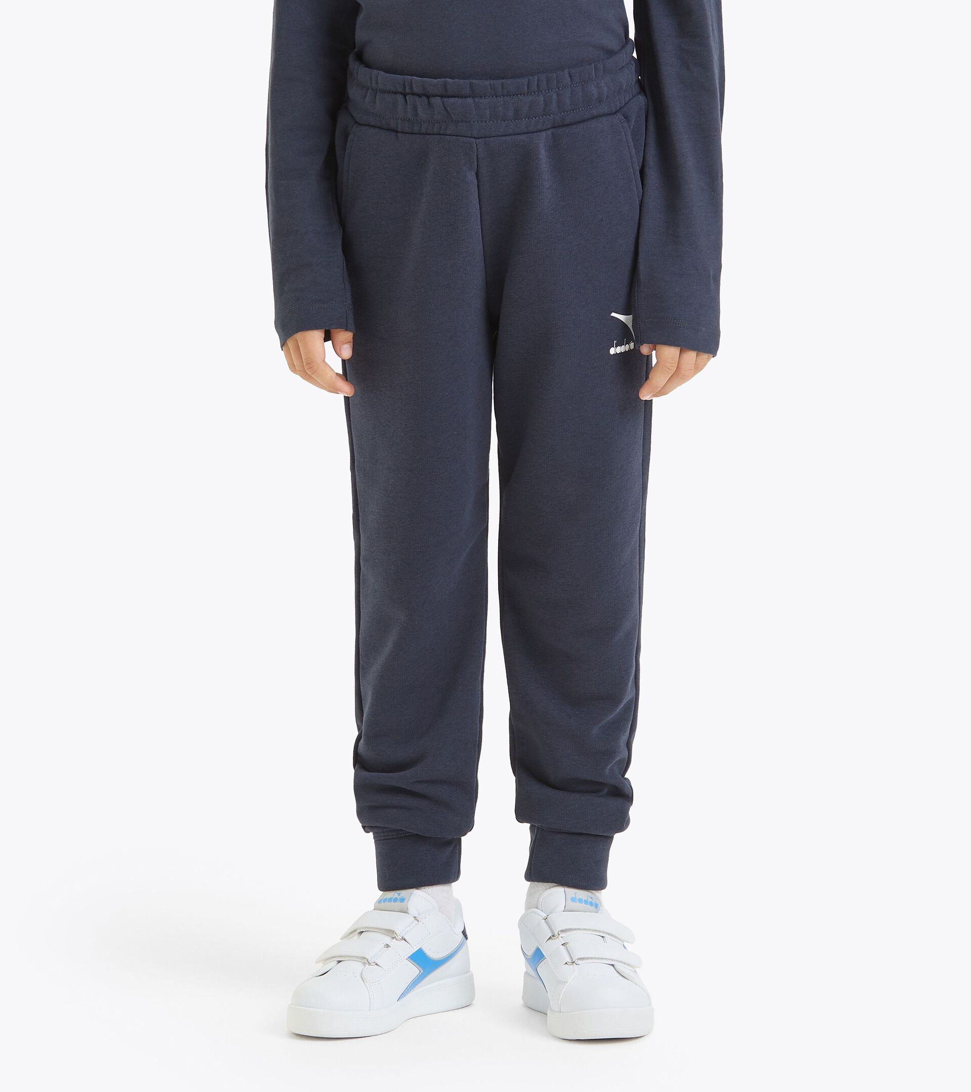 Pantaloni sportivi - Bambini/e JU. PANTS CUFF CORE BLU CLASSICO - Diadora