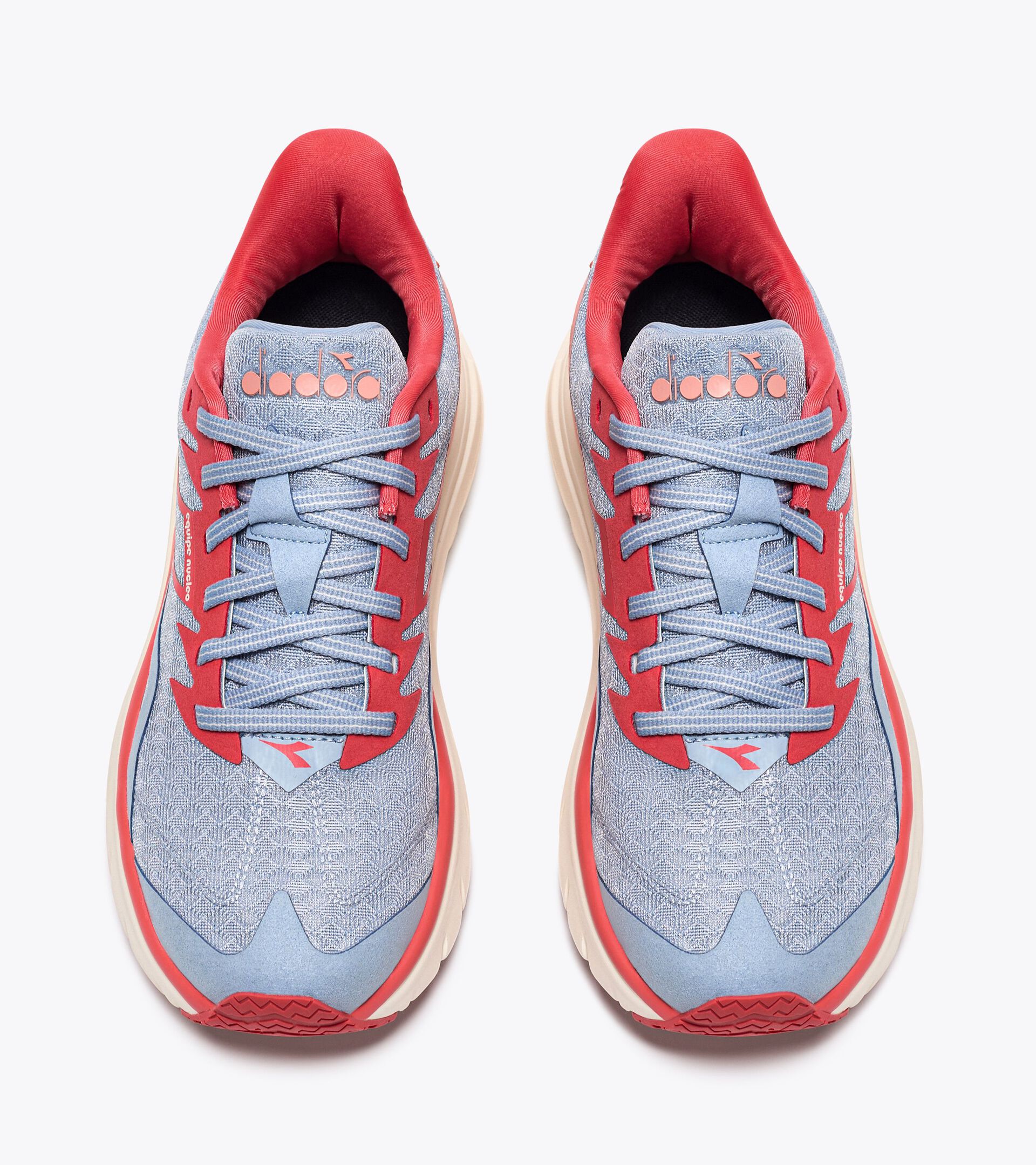 Running shoes - Women EQUIPE NUCLEO W BLUE FOG/CAYENNE - Diadora