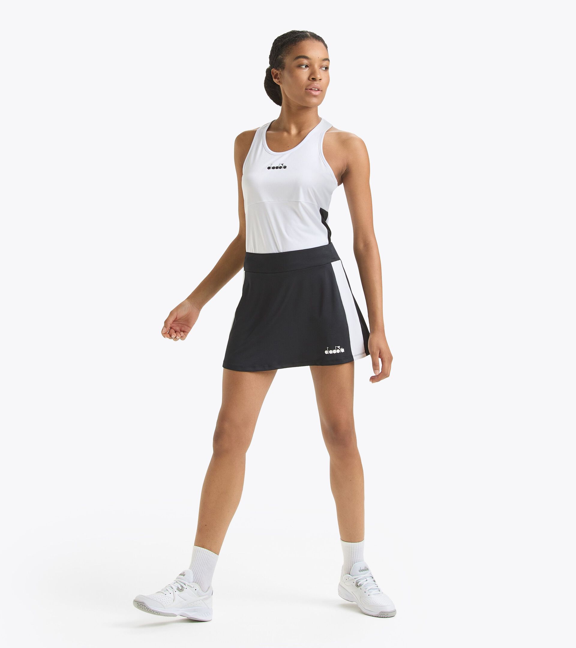 Gonna da tennis - Donna L. CORE SKIRT NERO - Diadora