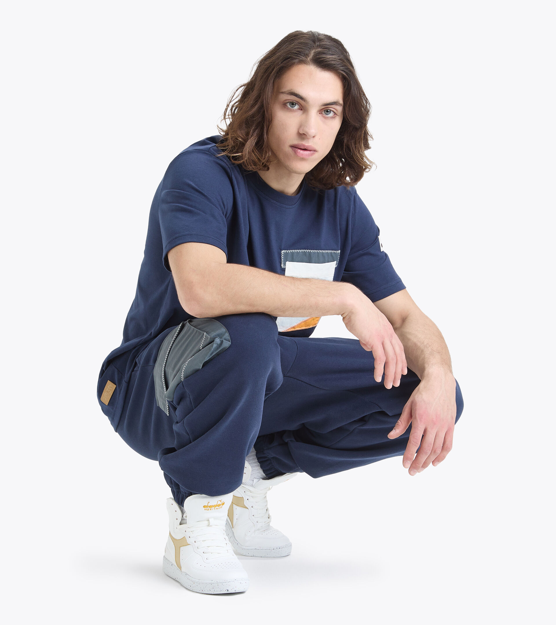 Made in Italy sweatpants - Men PANT 2030 BLUE CORSAIR - Diadora