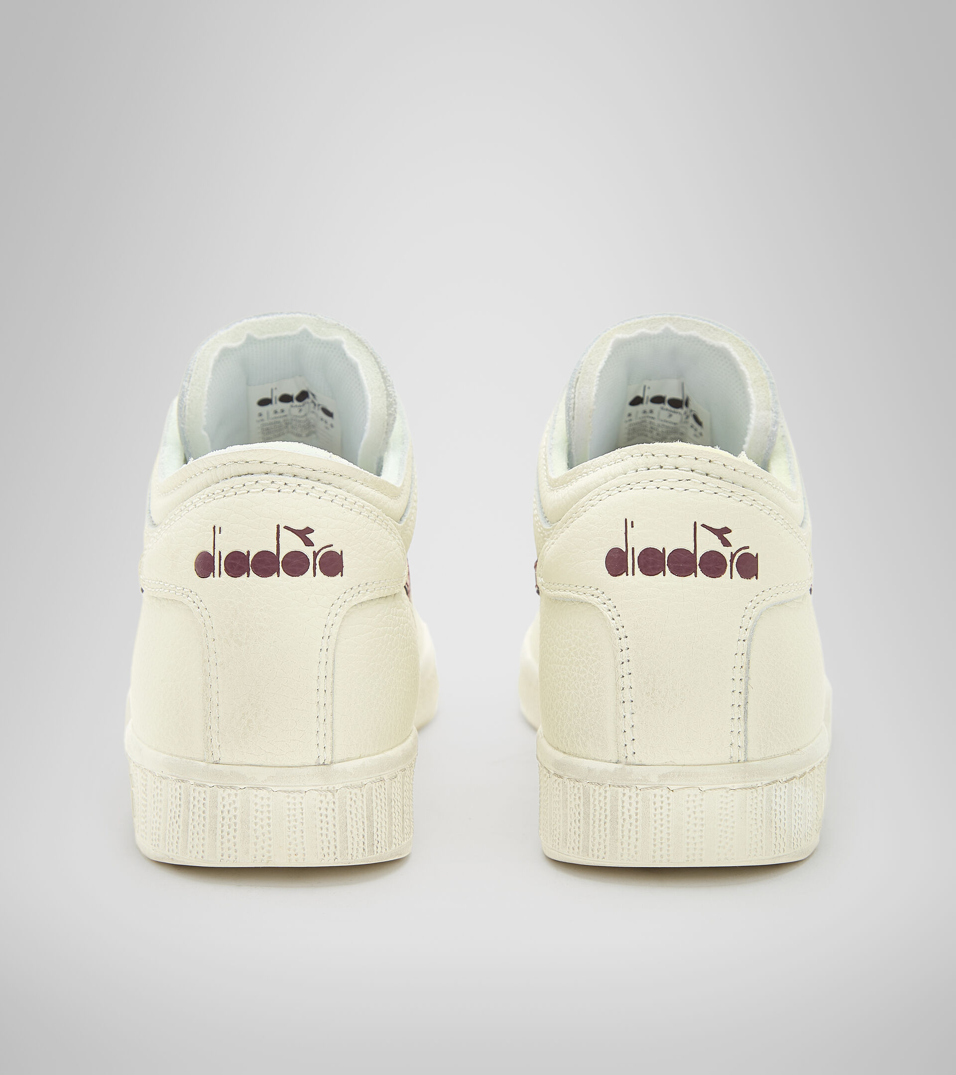 Sports shoes - Unisex GAME L WAXED ROW CUT WHITE/CRUSHED VIOLETS - Diadora