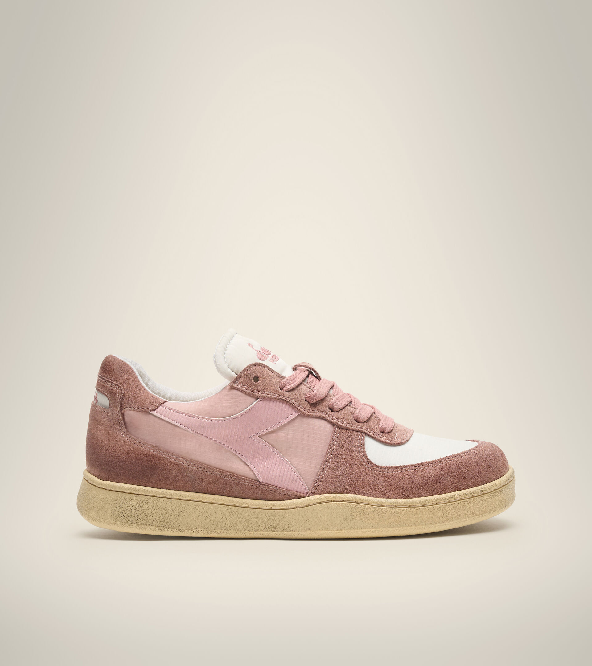 Heritage shoe - Unisex MI BASKET LOW RIPSTOP MUTED CLAY - Diadora