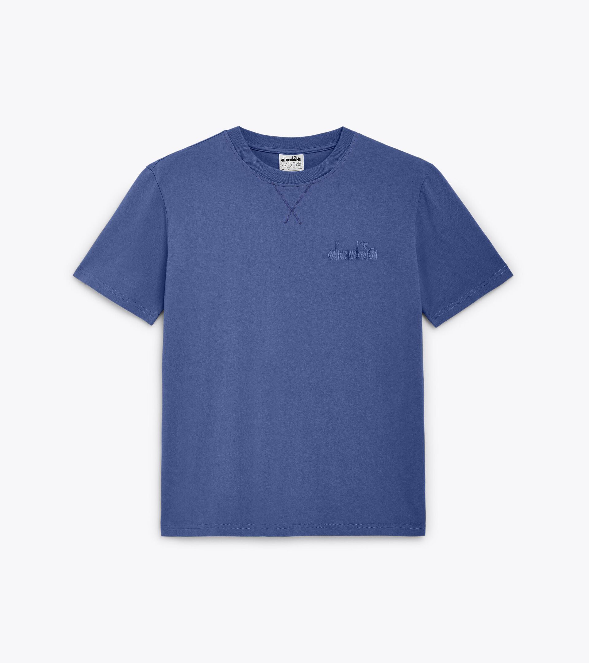 T-shirt - Gender Neutral T-SHIRT SS ATHL. LOGO BLU OCEANA - Diadora