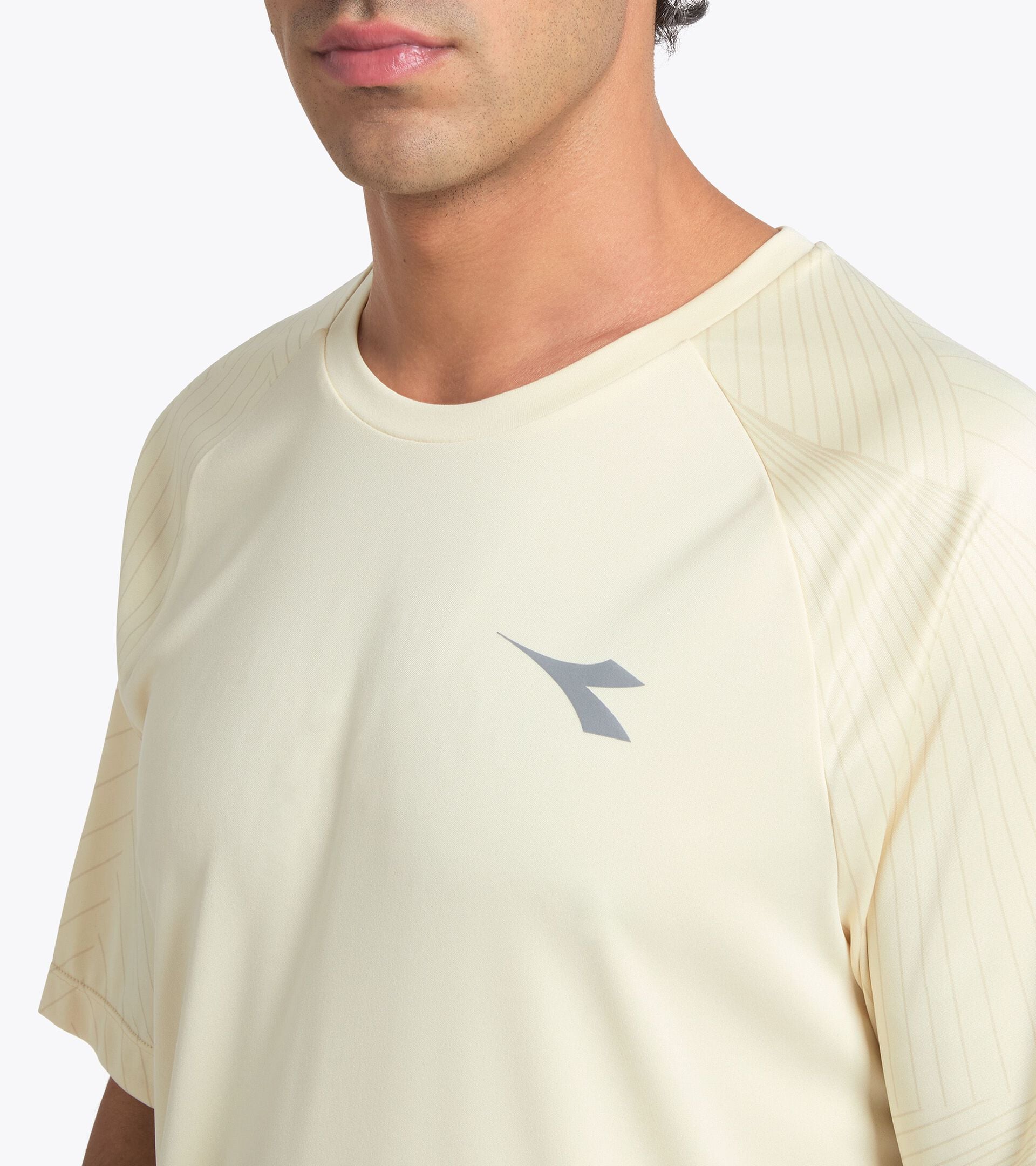 Camiseta de manga corta - Hombre SS T-SHIRT COURT BEIGE NABO SUECO - Diadora