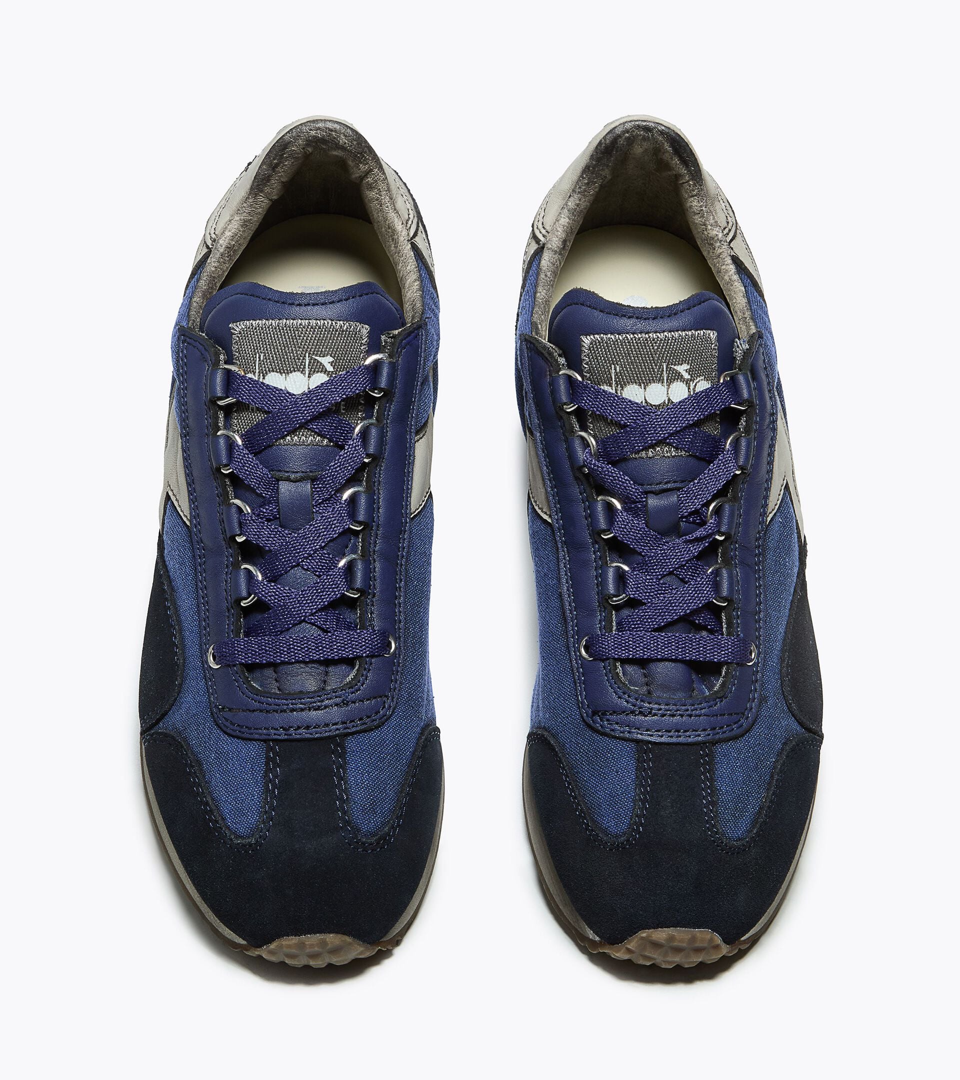 Low-profile Heritage sneaker - All-gender EQUIPE DIRTY SW EVO IMPERIAL BLUE - Diadora