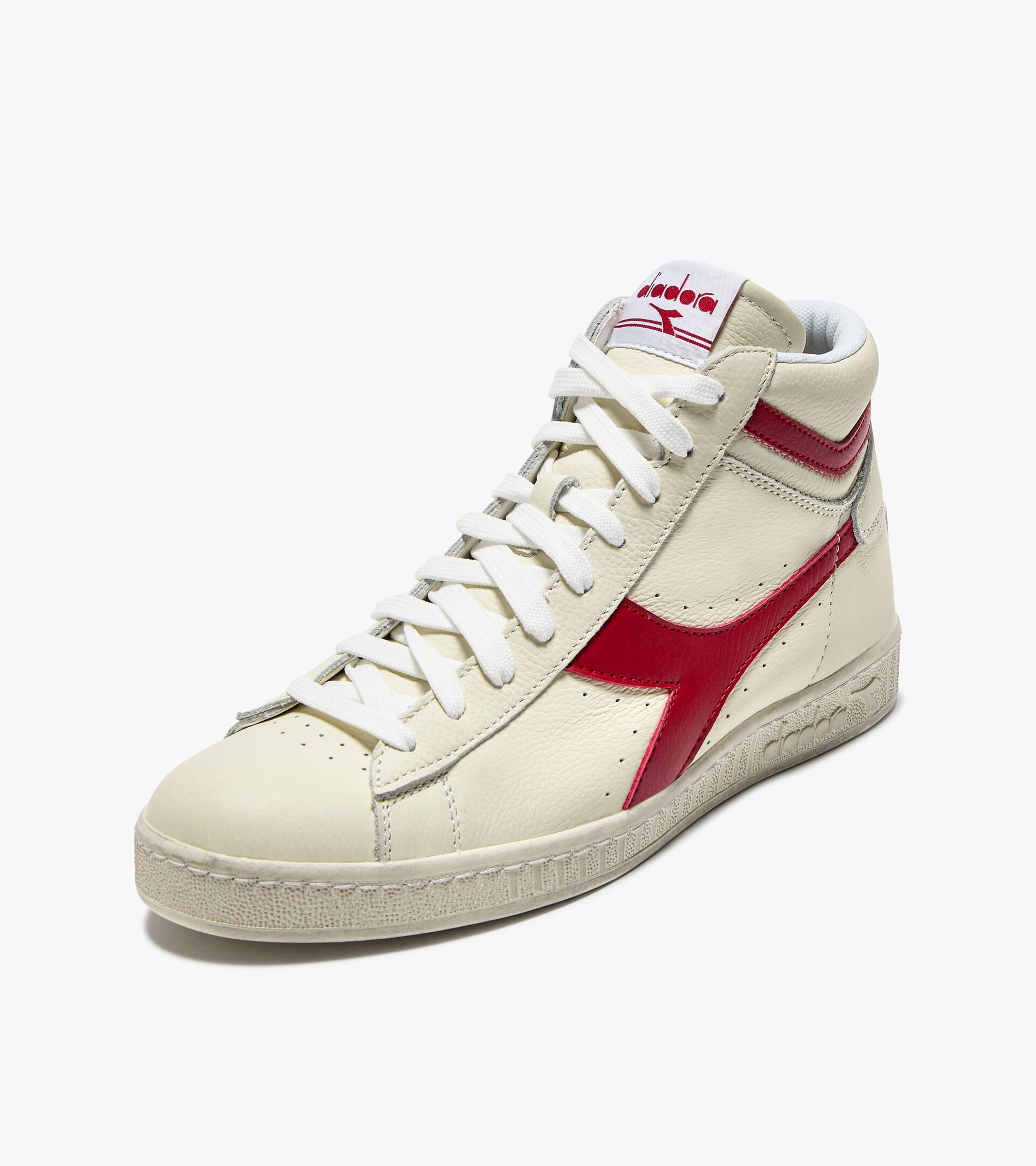 Zapatilla deportiva - Para todos los géneros GAME L HIGH WAXED BLANCO/NARANJA.COM - Diadora