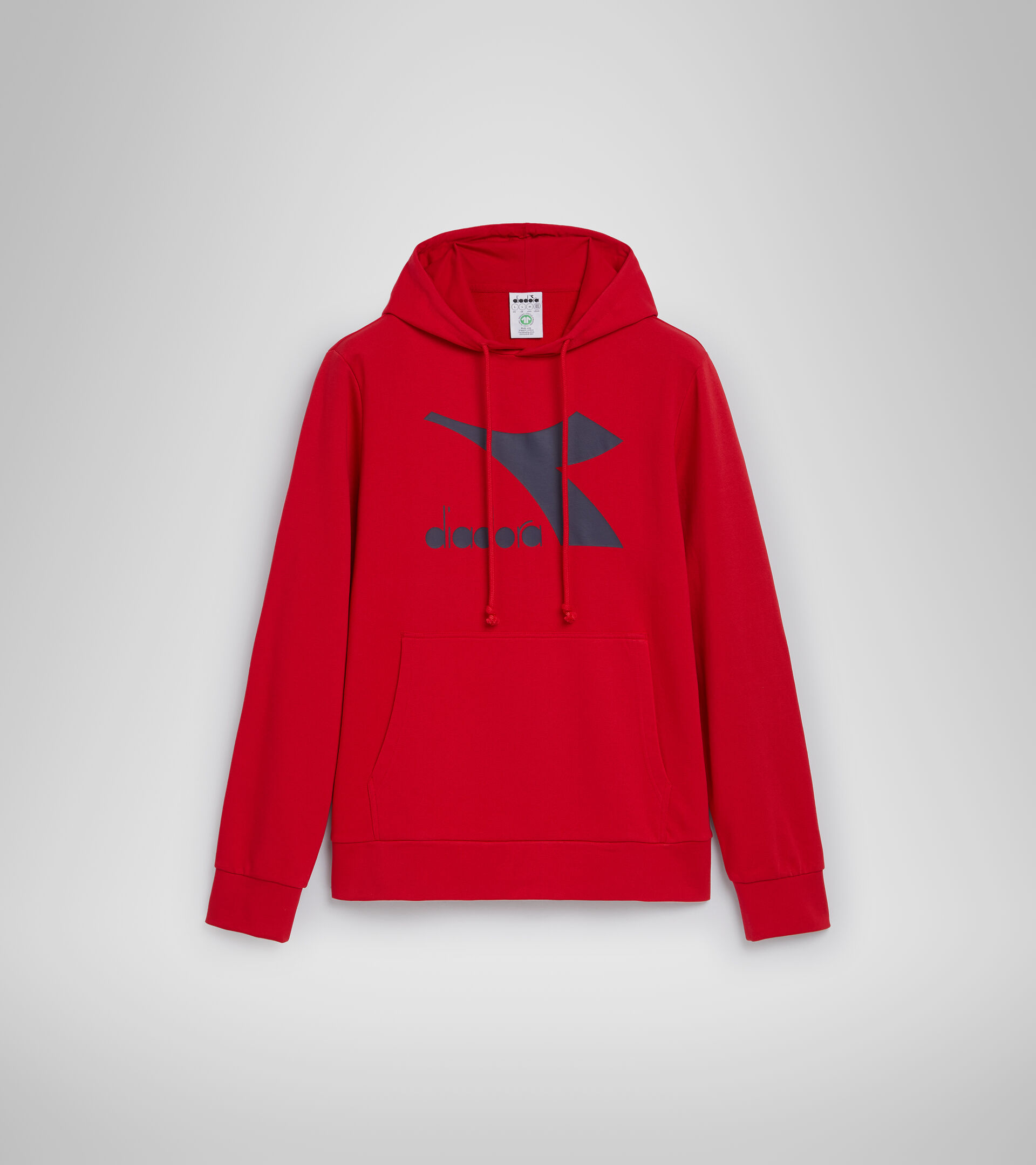 Apparel Sport UOMO HOODIE BIG LOGO TANGO RED Diadora