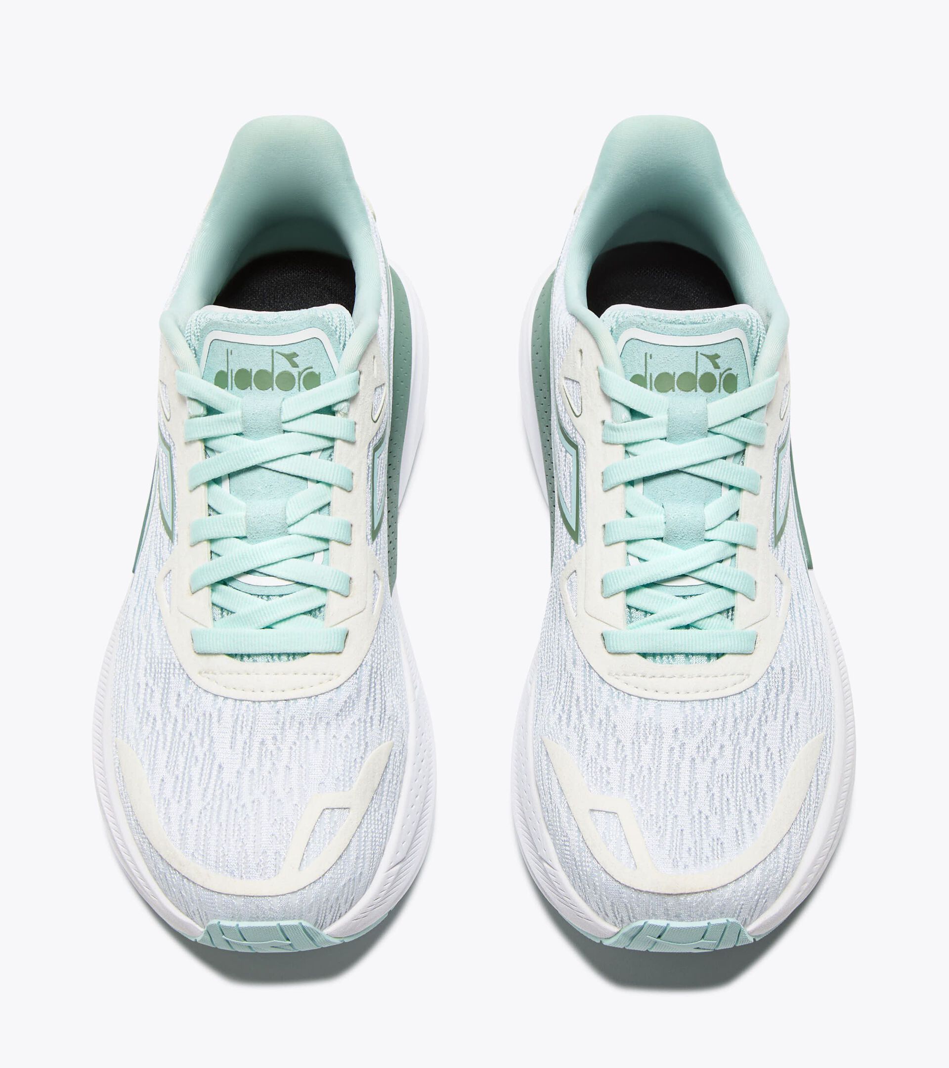 Running shoe - Comfort and stability - Women&rsquo;s NUCLEO 2 W WHITE/PASTEL BLUE - Diadora