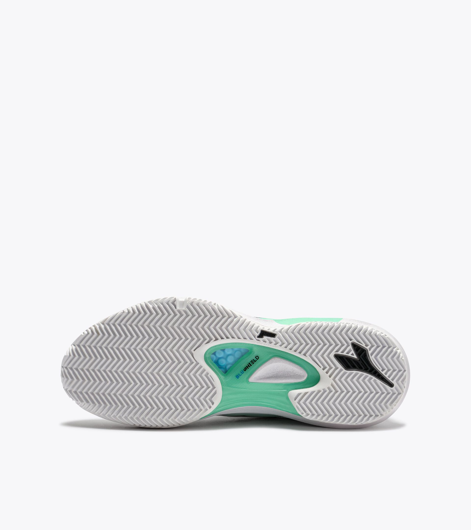 Zapatilla de tenis para superficies de tierra batida - Precisi&oacute;n - Hombre SPEED BLUSHIELD FLY 5 CLAY VERDE PINO/NERO/BIANCO - Diadora