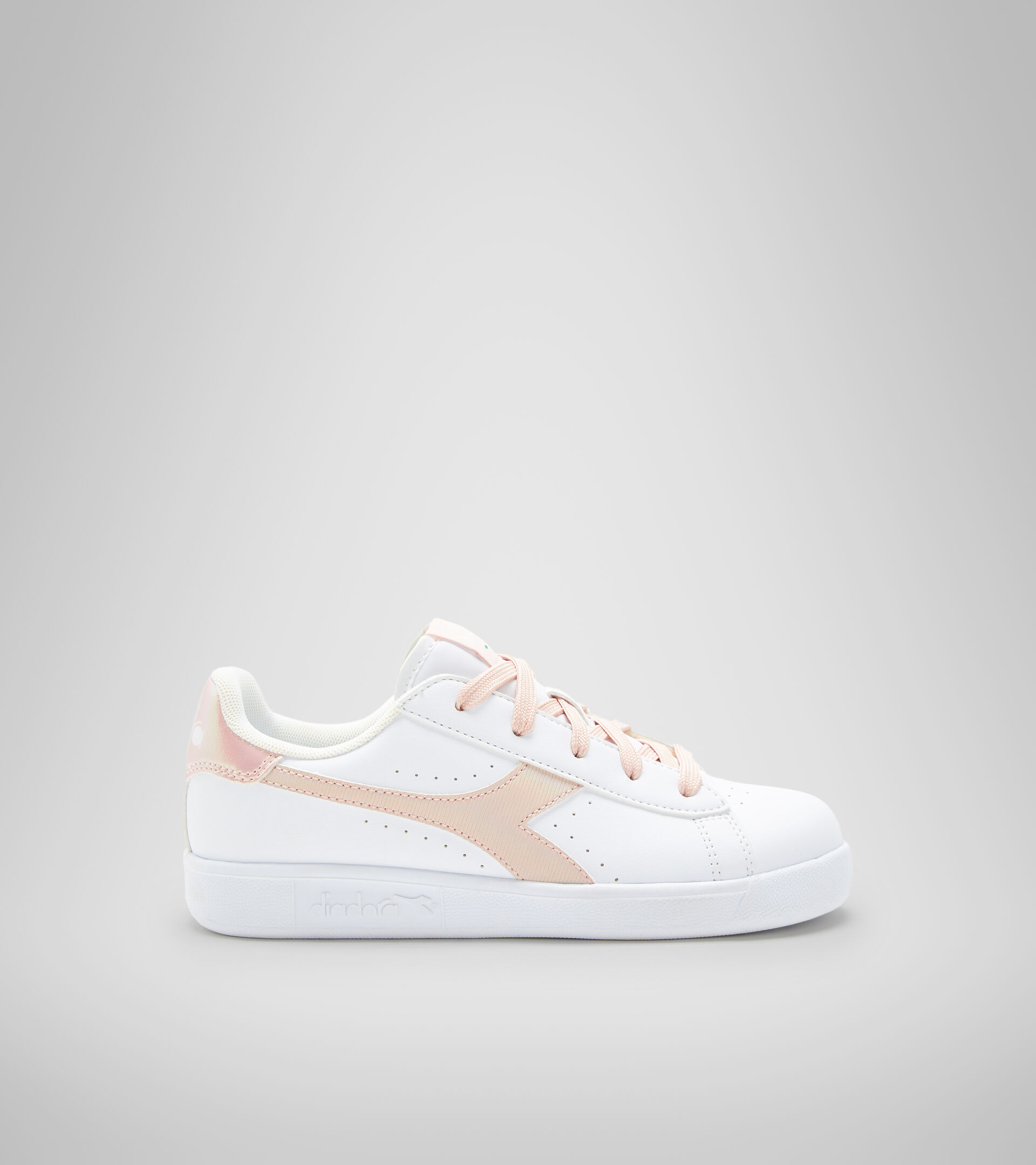 Sports shoes - Youth 8-16 years GAME P GS GIRL WHITE/PEACH WHIP - Diadora
