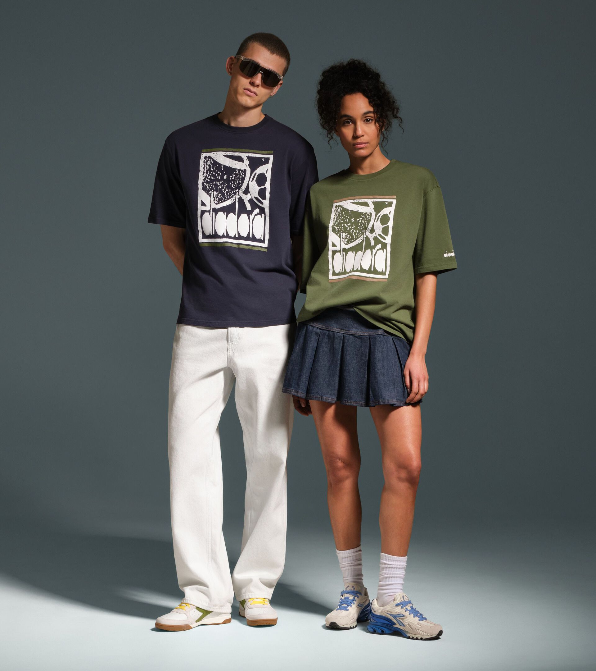 Legacy T-shirt - Made In Italy - All-gender T-SHIRT SS LEGACY I GREEN BOTANIC - Diadora