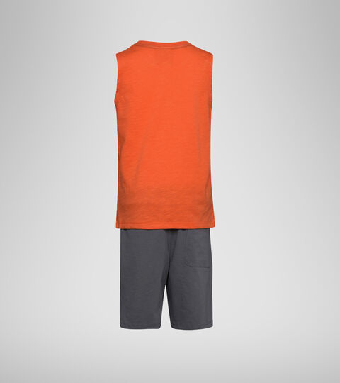 JB. SET SL LOGO ELEMENTS, ORANGE NASTURTIUM Tracksuit - Boys JB. SET SL LOGO ELEMENTS ORANGE NASTURTIUM - Diadora