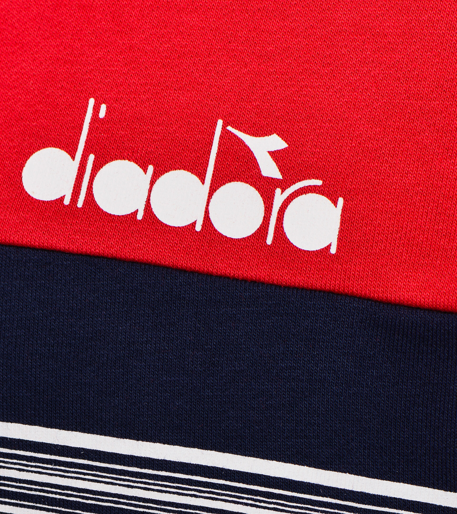 Hoodie - Herren HOODIE SWEAT BLKBAR TANGOROT - Diadora