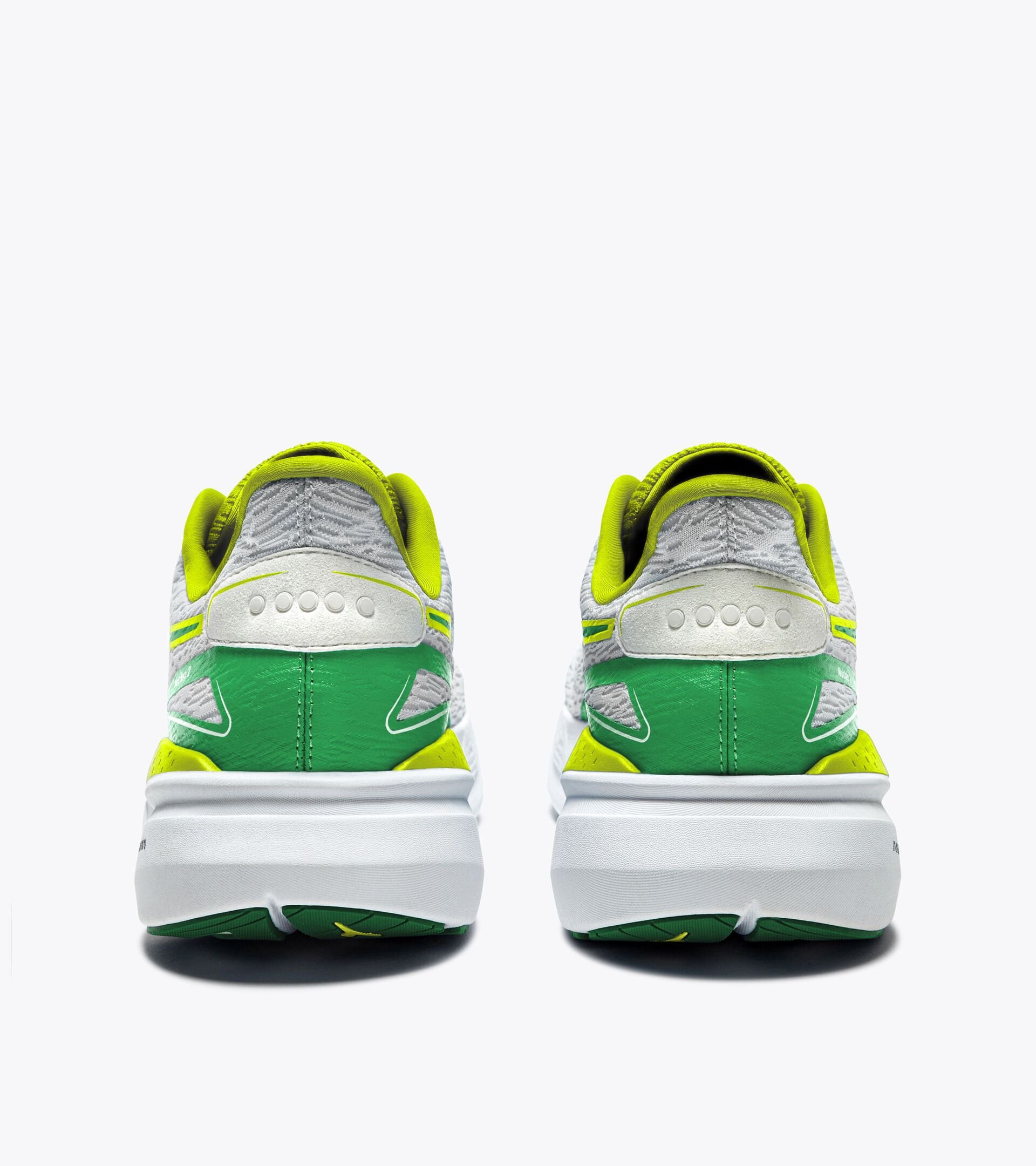 Zapatilla de running - Comodidad y estabilidad - Mujer NUCLEO 2 W BIANCO/VERDE LIME - Diadora