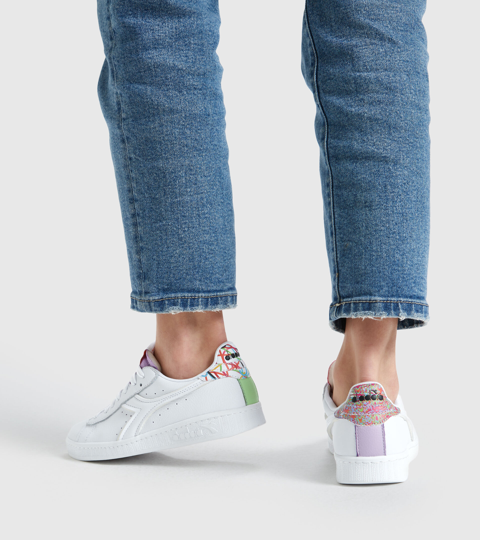 Chaussures de sport - Femme GAME L LOW CHROME FLUO WN BLANC VIF - Diadora