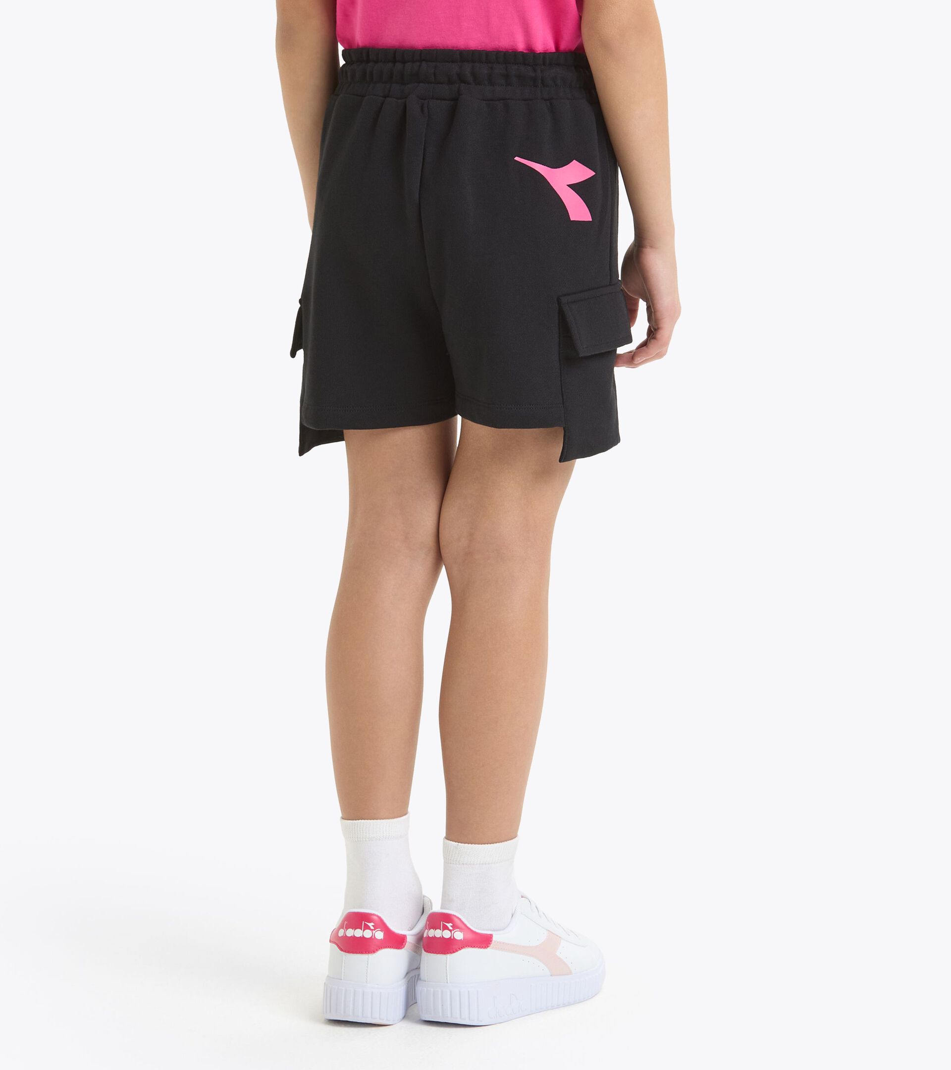 Pantalones cortos cargo - Niña
 JG.  SHORTS CARGO NEGRO - Diadora