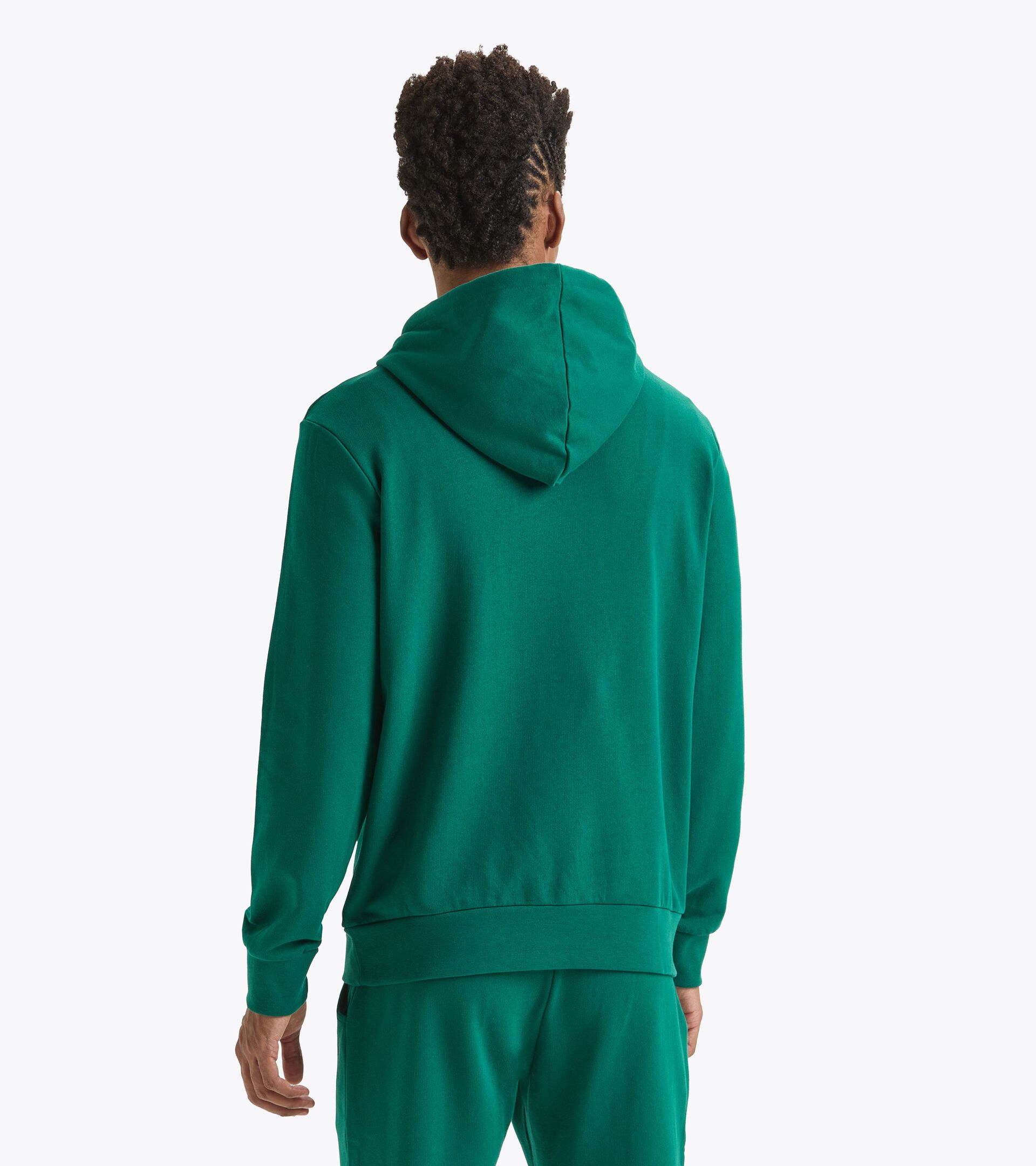 Sporty hoodie - Made in Italy - Gender Neutral HOODIE LOGO AVENTURINE - Diadora