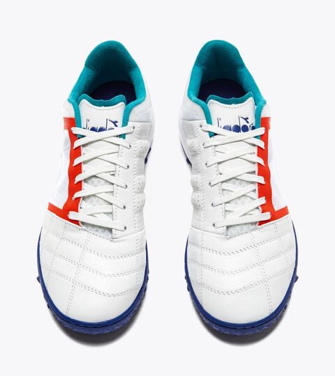 BRASIL SALA CUP TF, WHITE/NAVY Futsal boot for synthetic and firm ground BRASIL SALA CUP TF WHITE/NAVY - Diadora