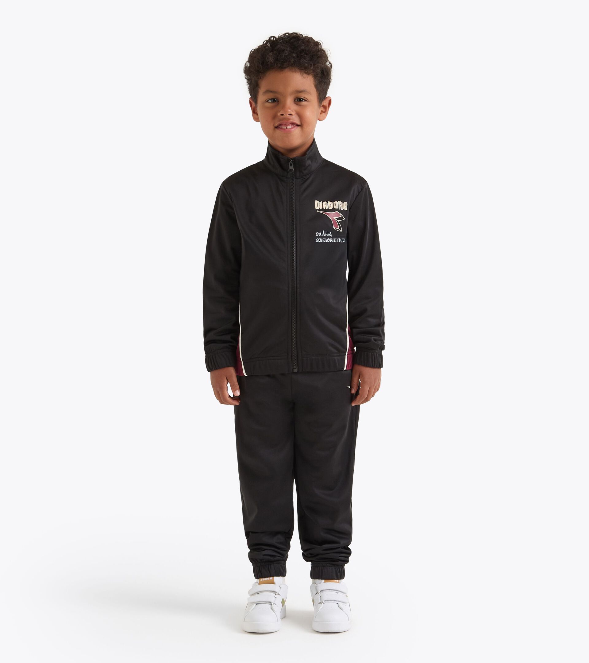 Polyestere tracksuit - Boy
 JB. TRACKSUIT FZ LOGO (PL) BLACK - Diadora
