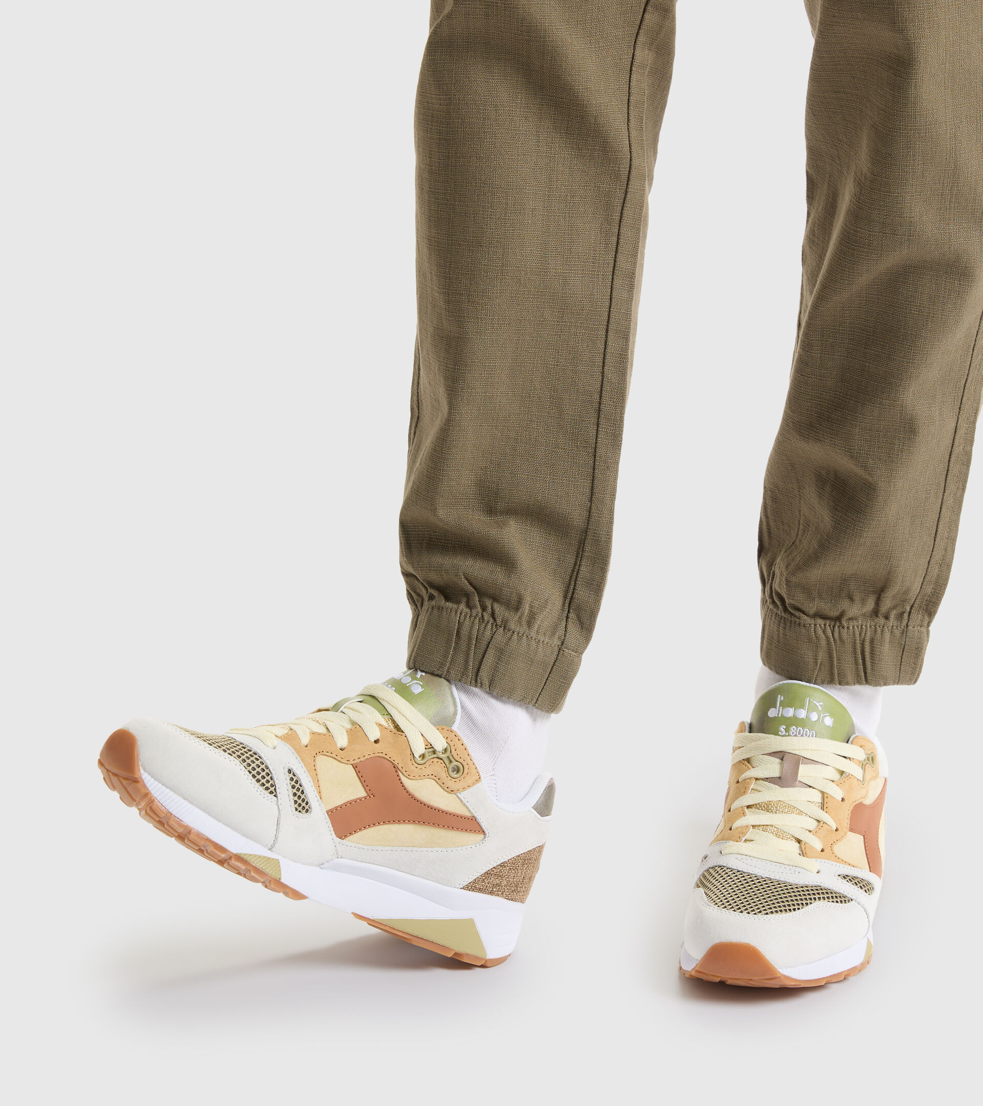 Sports shoes - Men S8000 CAMO GRAY GREEN SPRUCE/GREEN HAY - Diadora