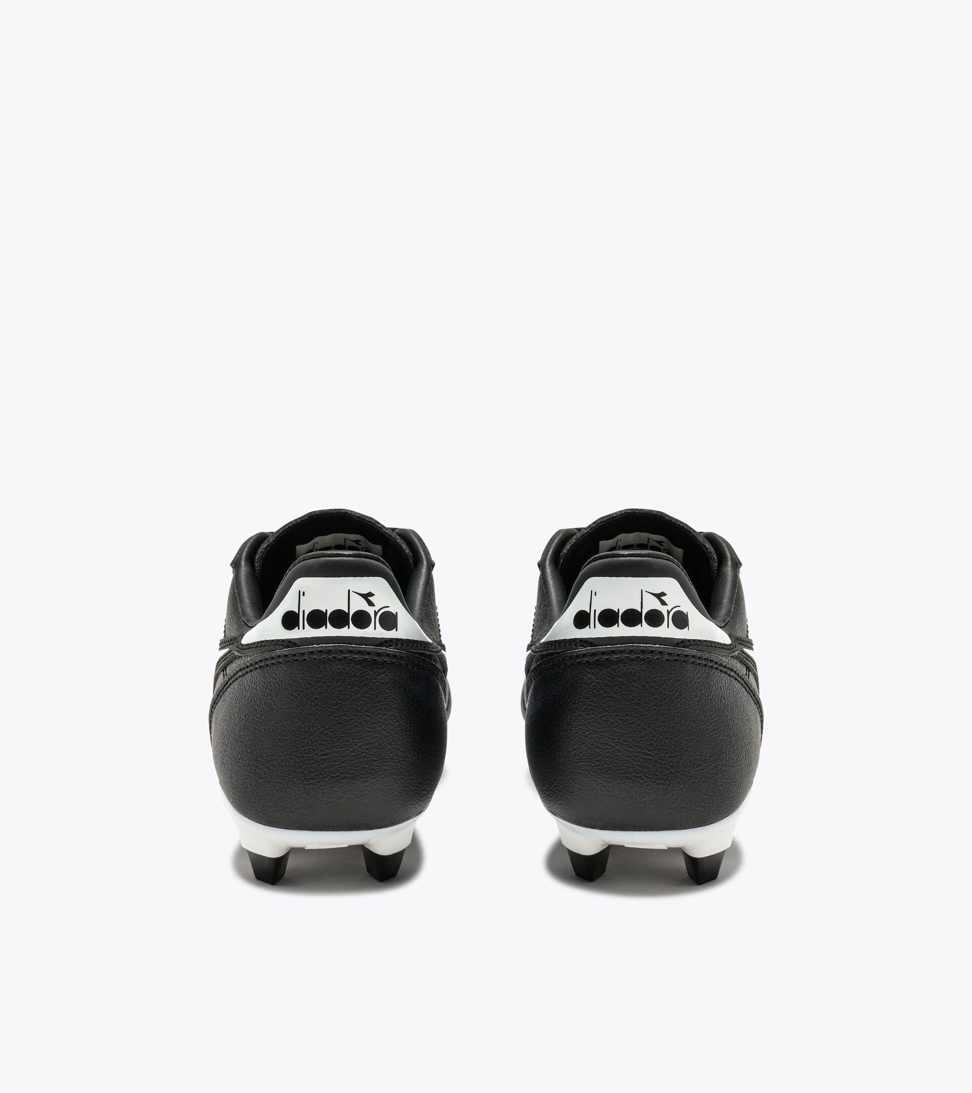 Calcio boots for firm grounds - Junior BRASIL ICON R LPU JR BLACK /WHITE - Diadora