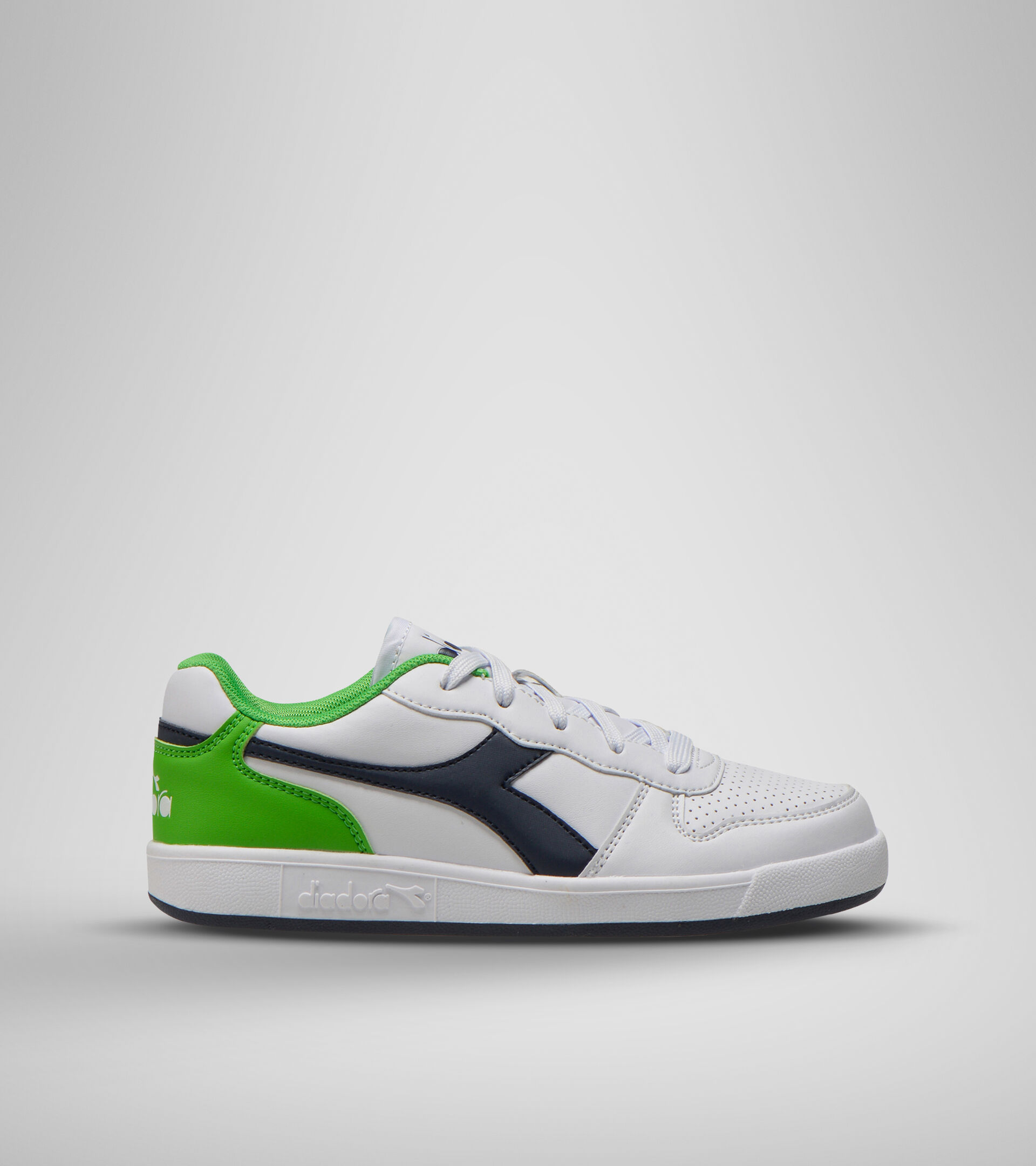 Footwear Sport BAMBINO PLAYGROUND GS BLCO/LIRIO NEGRO/VERDE CLASICO Diadora