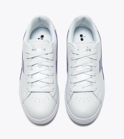 GAME STEP GS 2.0, WHITE/COSMIC VIOLET Sports shoes - Youth - 8-16 years GAME STEP GS 2.0 WHITE/COSMIC VIOLET - Diadora