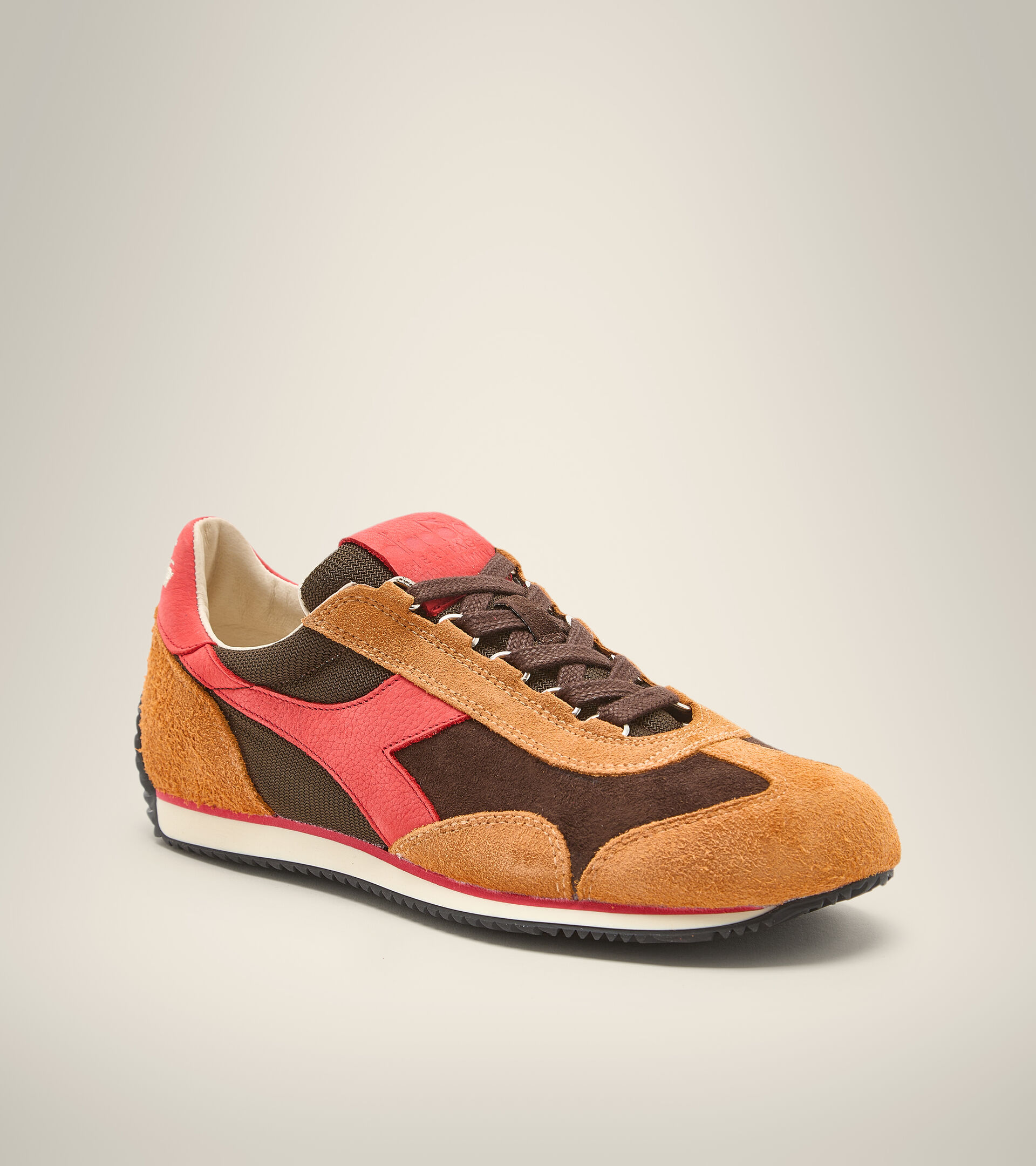 Made in Italy Heritage shoe - Unisex EQUIPE ITALIA BROWN CHESTNUT - Diadora