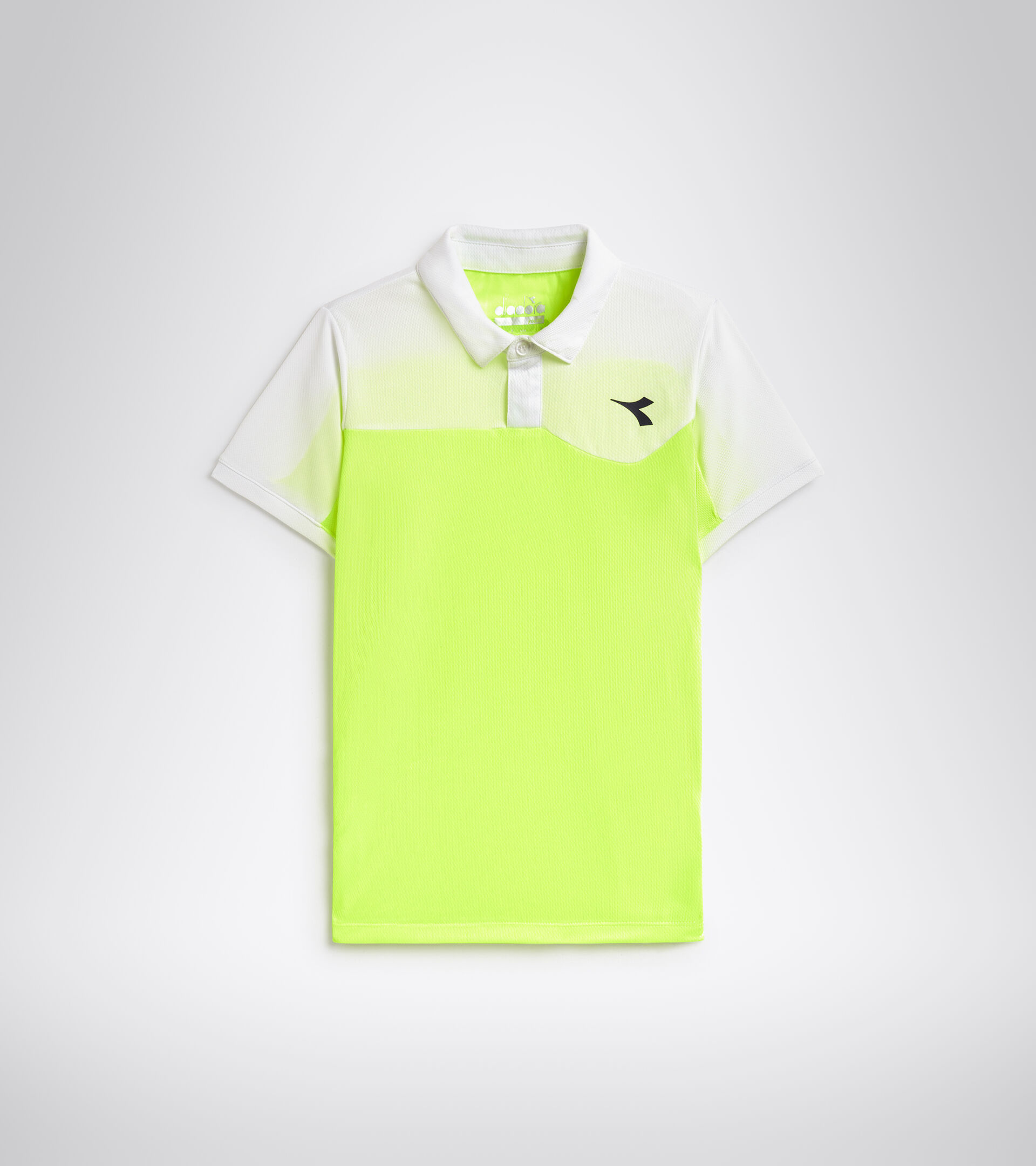 Tennis-Polohemd - Junior J. POLO COURT FLUO GELB DD - Diadora