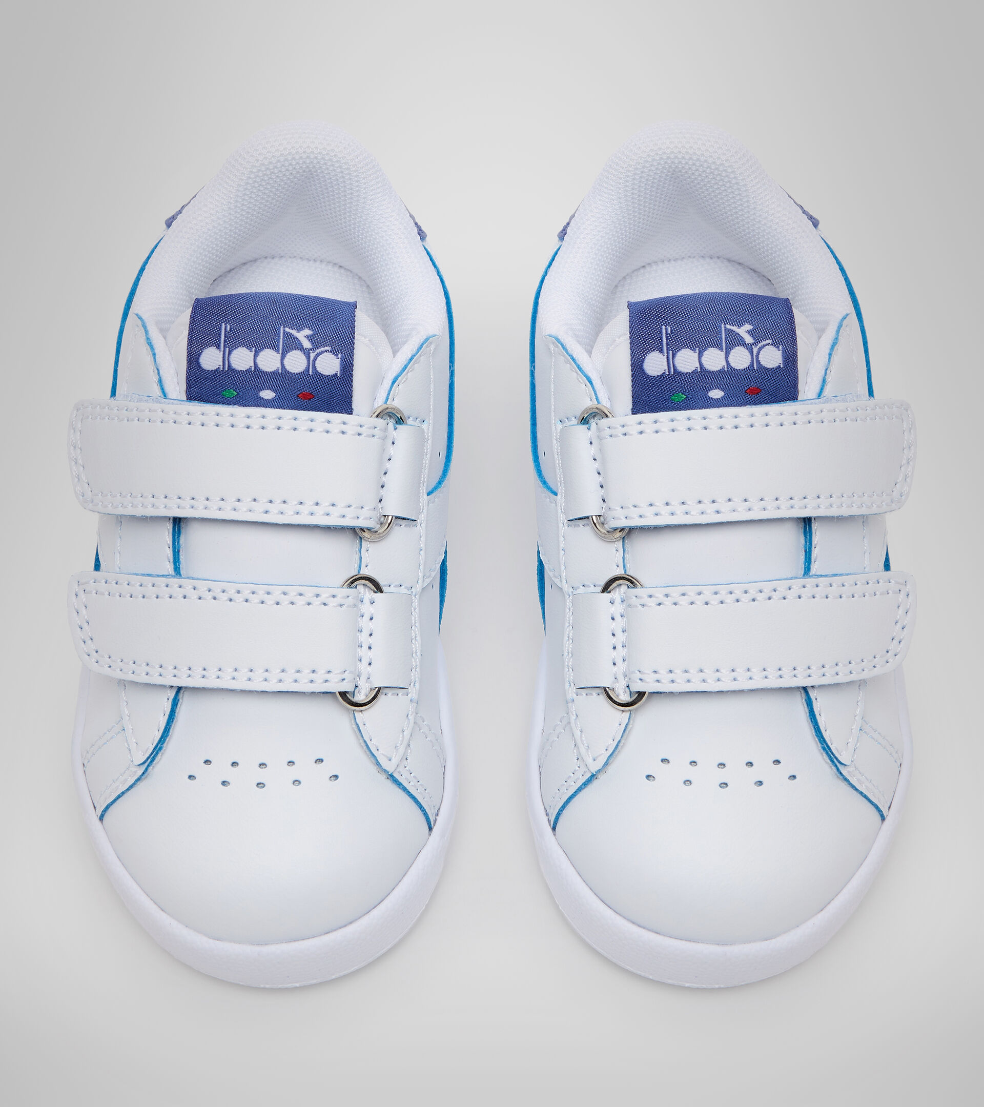 Sports shoes - Toddlers 1-4 years GAME P SMASH TD WHITE/BLUE EYES - Diadora
