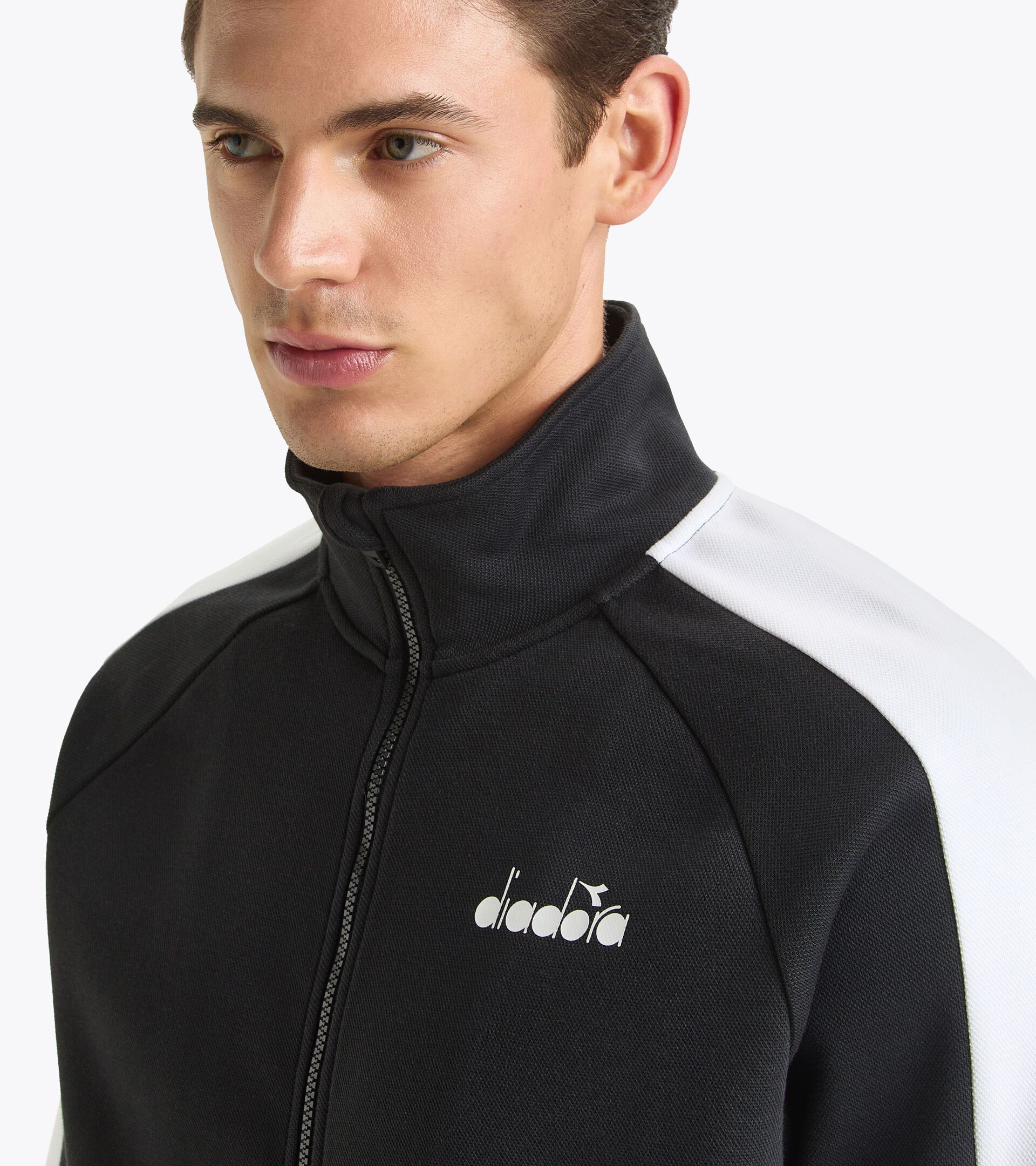 Veste de tennis - Homme FZ JACKET NOIR - Diadora