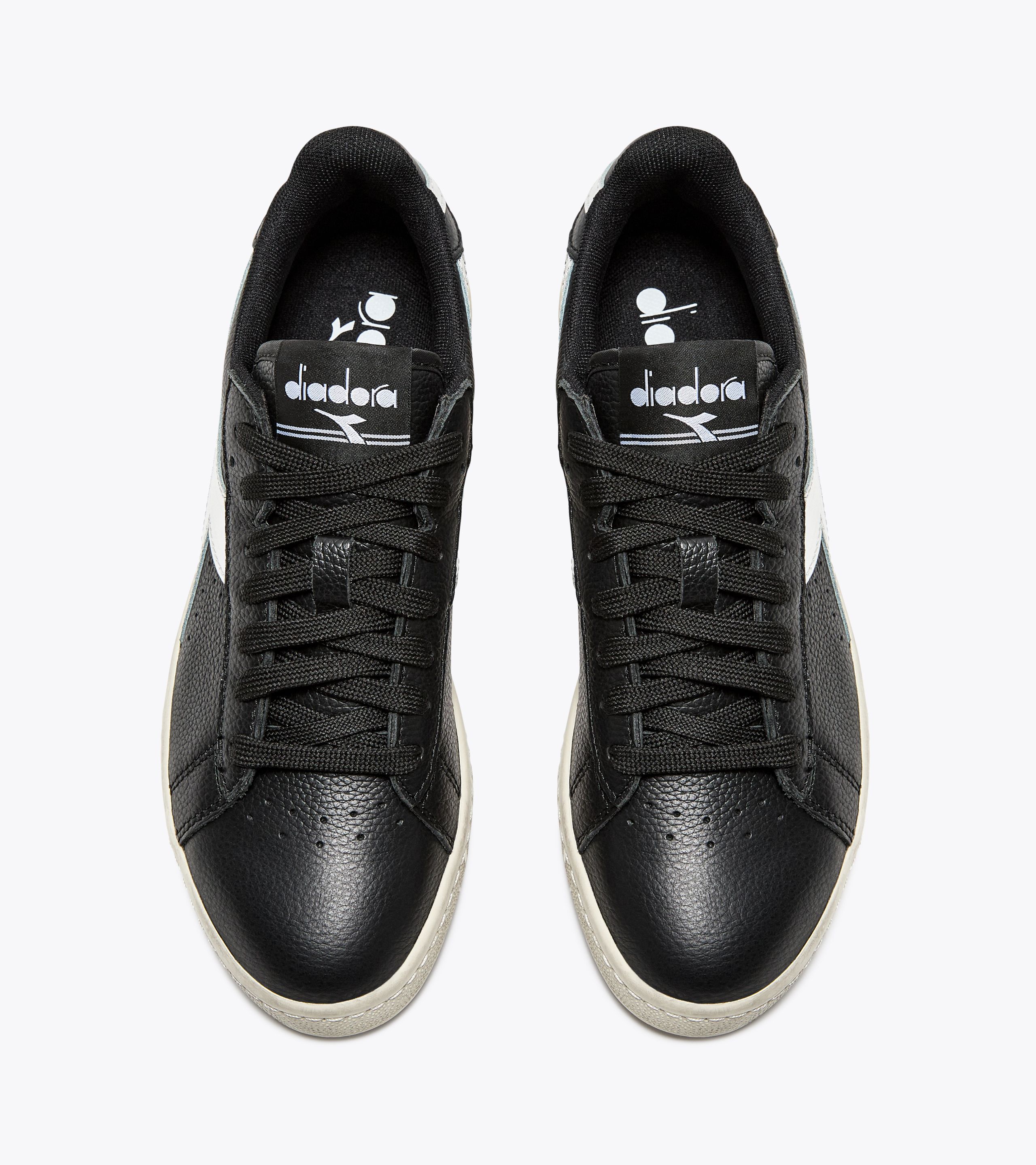 GAME L LOW WAXED METAL WN Leather sports sneakers - Women's