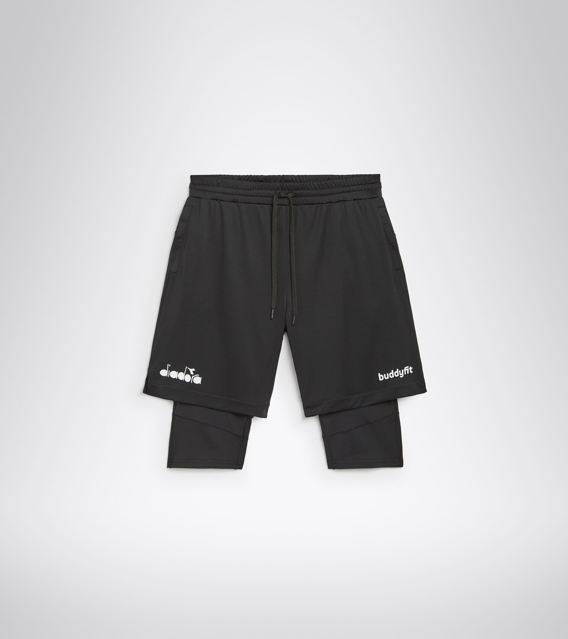 Training shorts and tights - Men’s POWER SHORTS BUDDYFIT BLACK - Diadora