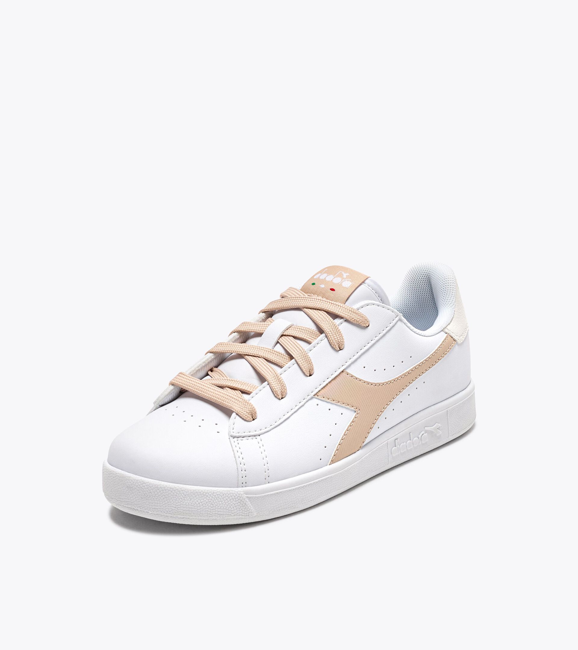 Sports shoes - Youth 8-16 years GAME P GS GIRL WHITE/WHISPER PINK - Diadora