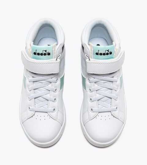 GAME P HIGH GIRL PS, WHITE/BLACK/ICY MORN Sports shoes - Kids 4-8 years GAME P HIGH GIRL PS WHITE/BLACK/ICY MORN - Diadora