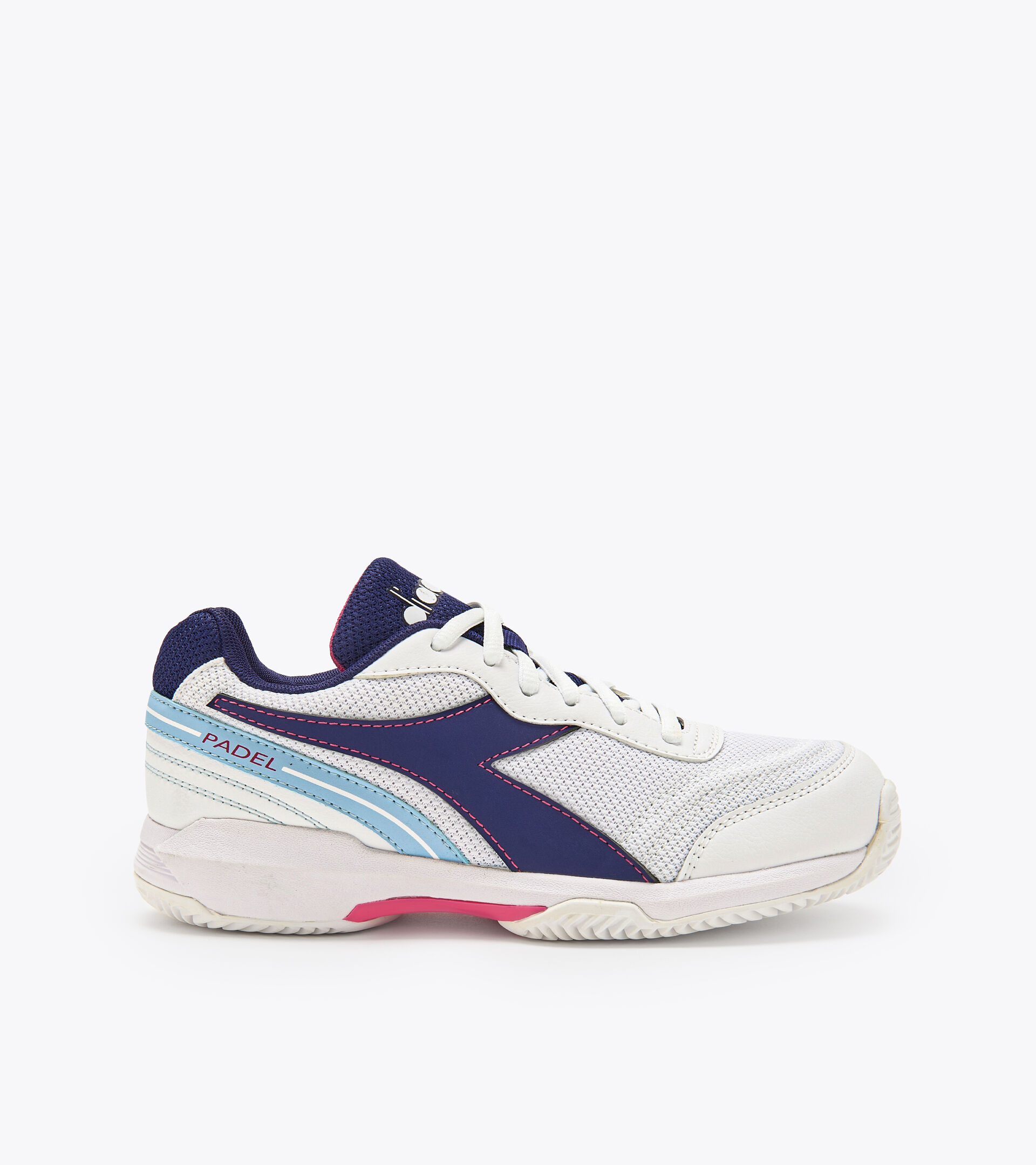 Zapatillas de pádel -  Unisex S.CHALLENGE 4 PADEL BIANCO/BLU STAMPA - Diadora