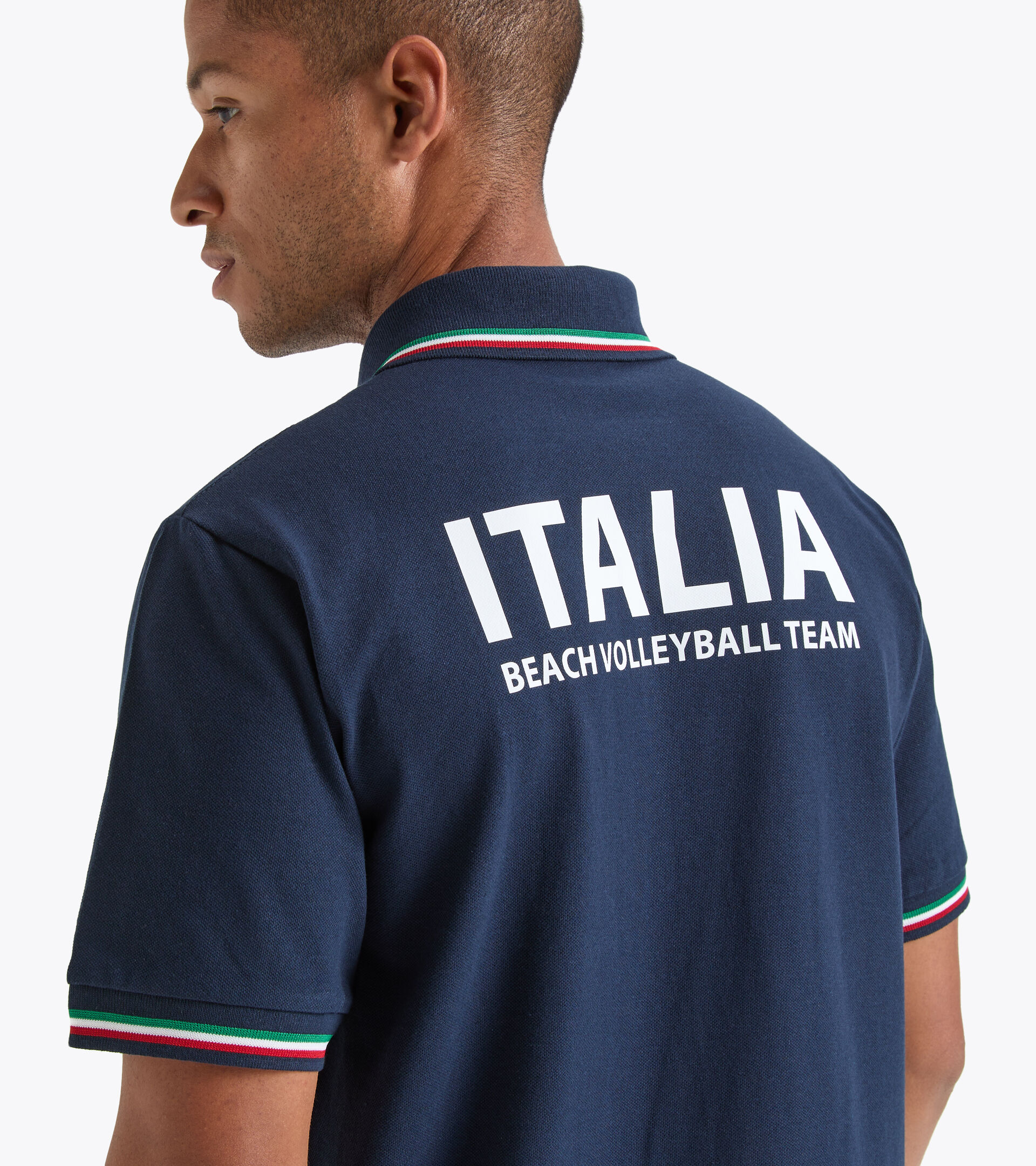 Polo shirt - Italy National Volleyball Team  POLO RAPPRESENTANZA BV ITALIA NAVY BLAZER - Diadora